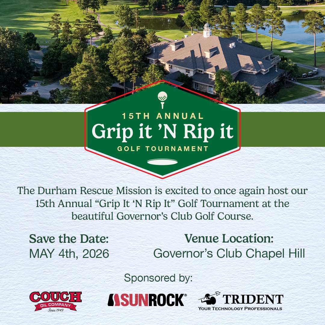 Durham Rescue Mission Facebook ad: A round of golf can go a long…