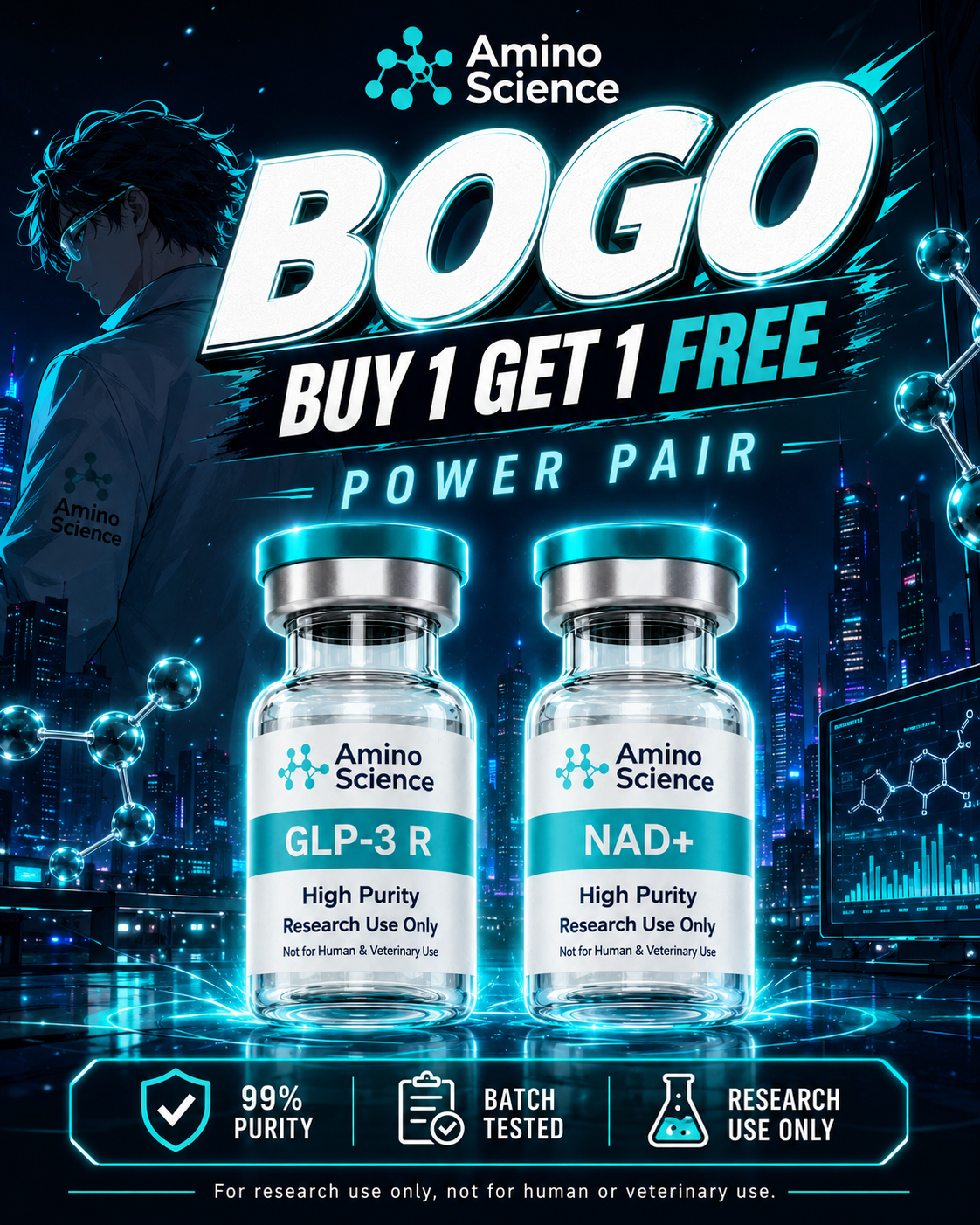 Amino Science Labs Facebook ad