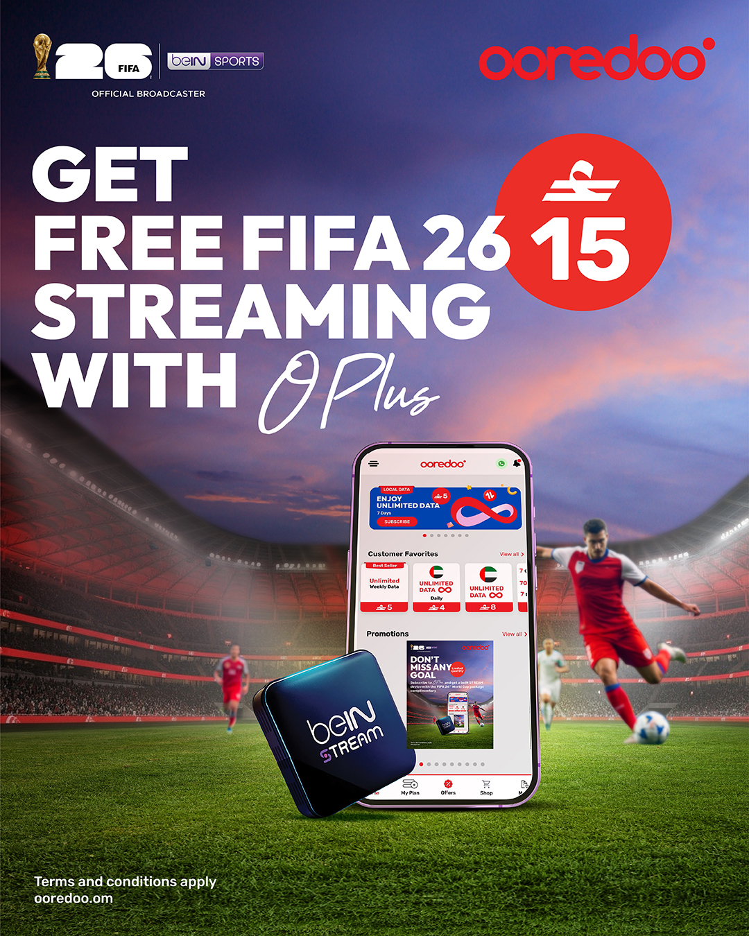 Ooredoo Oman Facebook ad