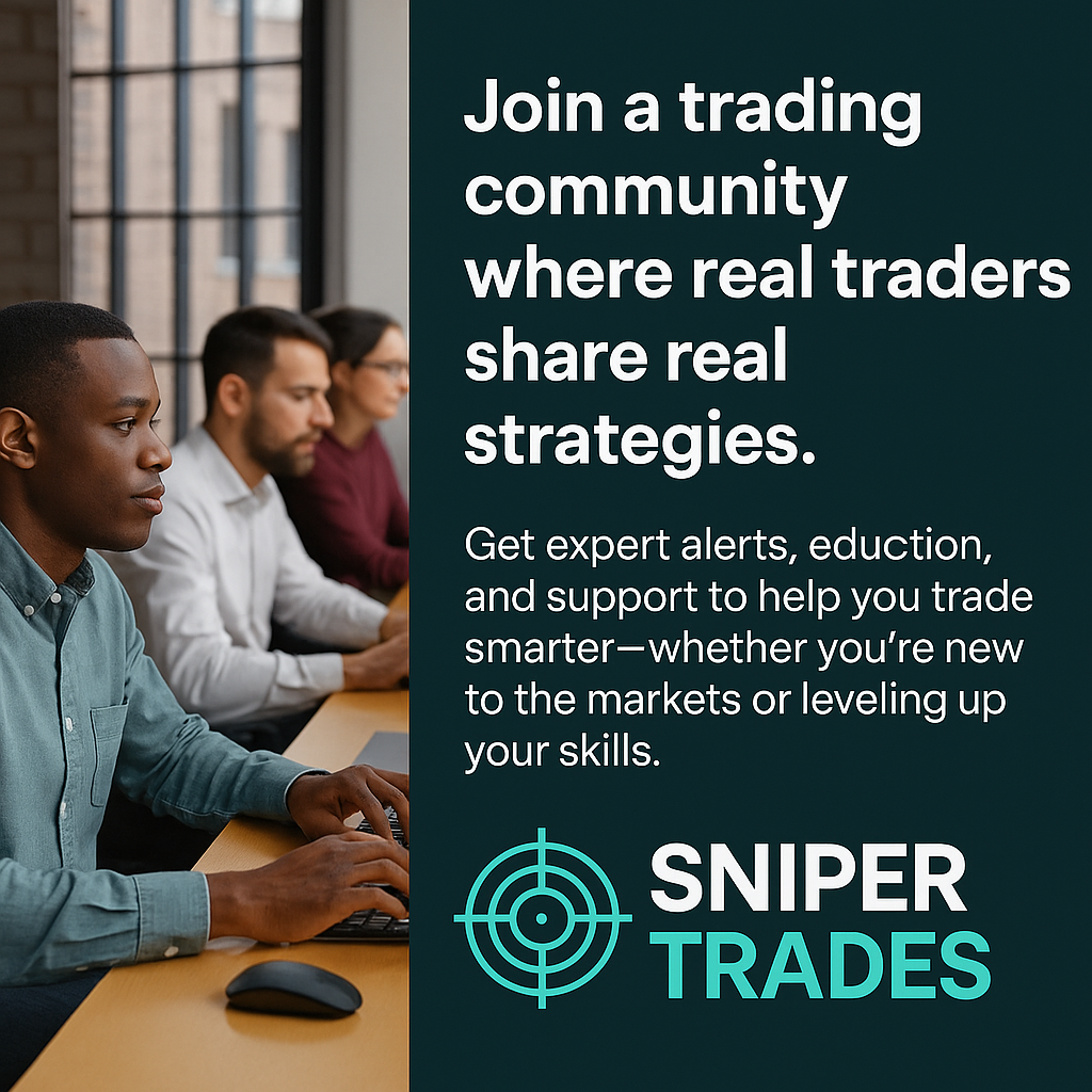 Sniper Trades Facebook ad: Learn to Trade with a Real Community