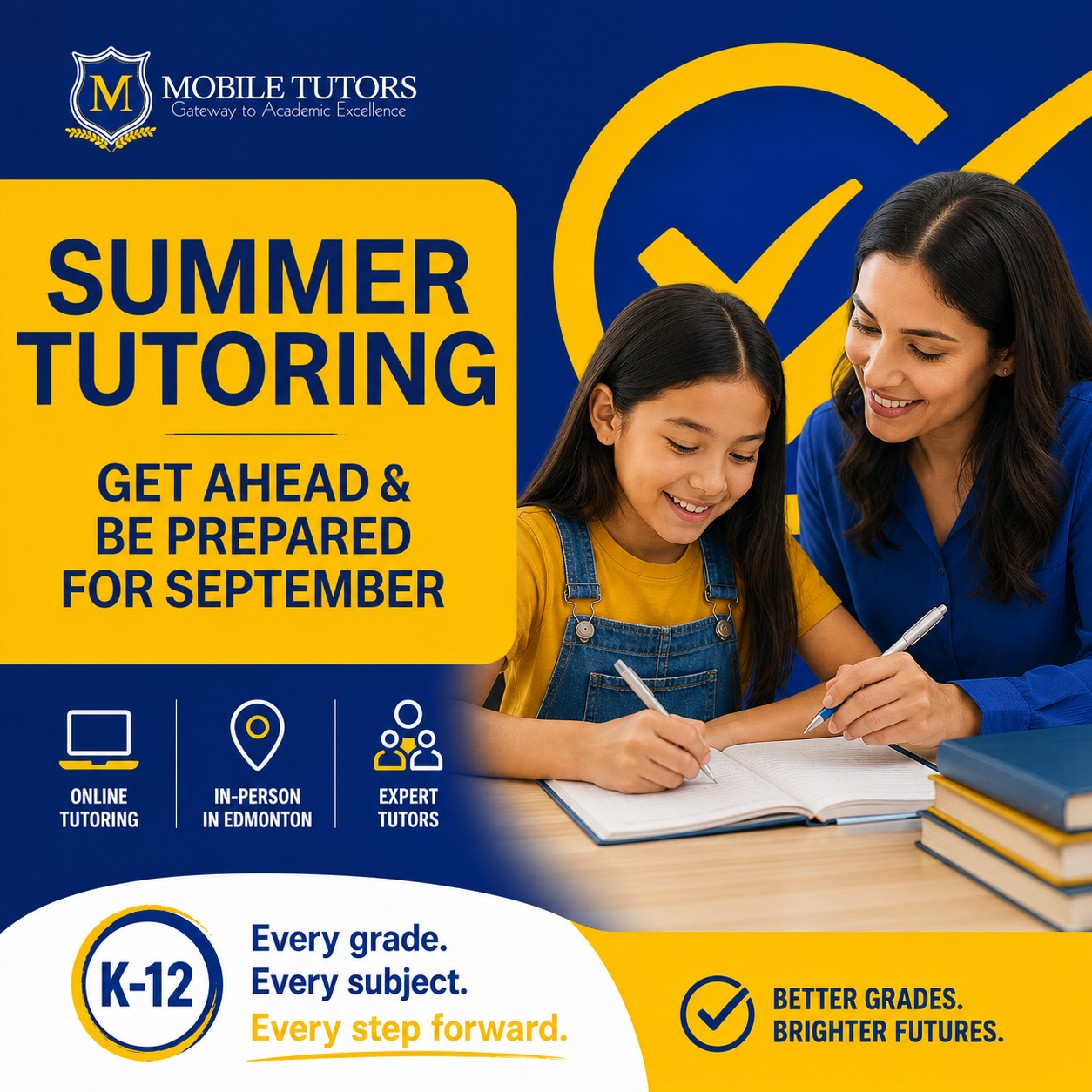 Mobile Tutors Facebook ad: Get a Tutor for Your Child