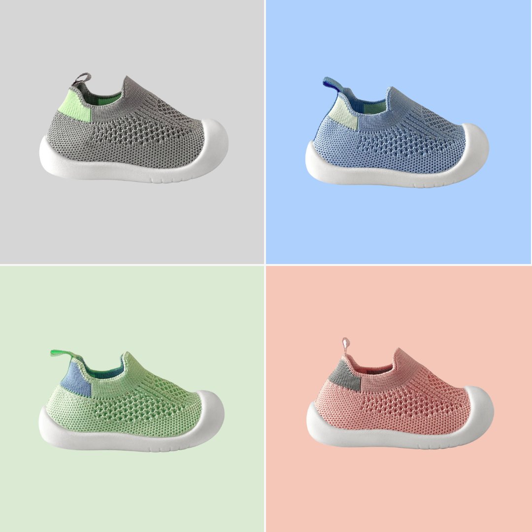 Pequepasos Facebook ad: No diseñamos una zapatilla.