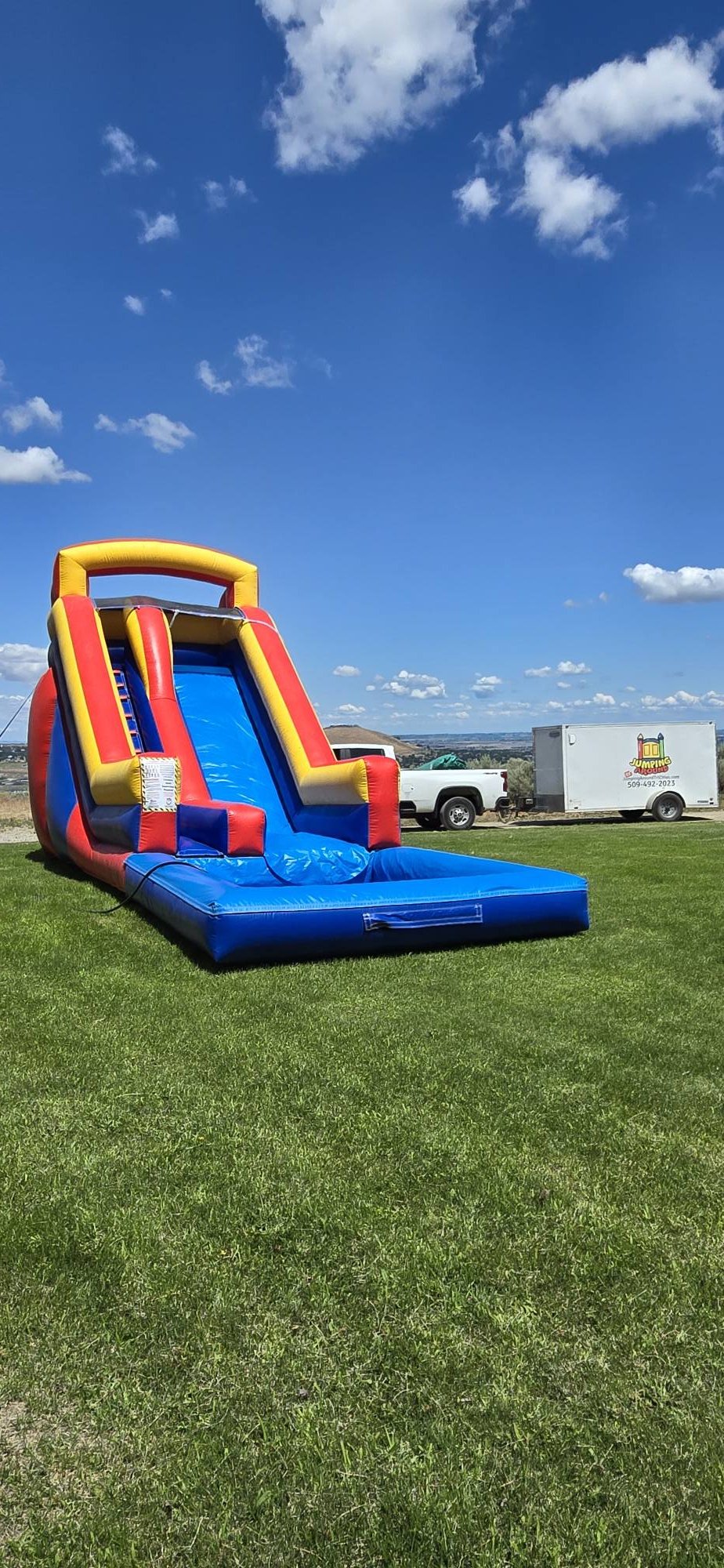 Jumping Around Party Rentals Facebook ad: Graduation parties are already being planned around town…