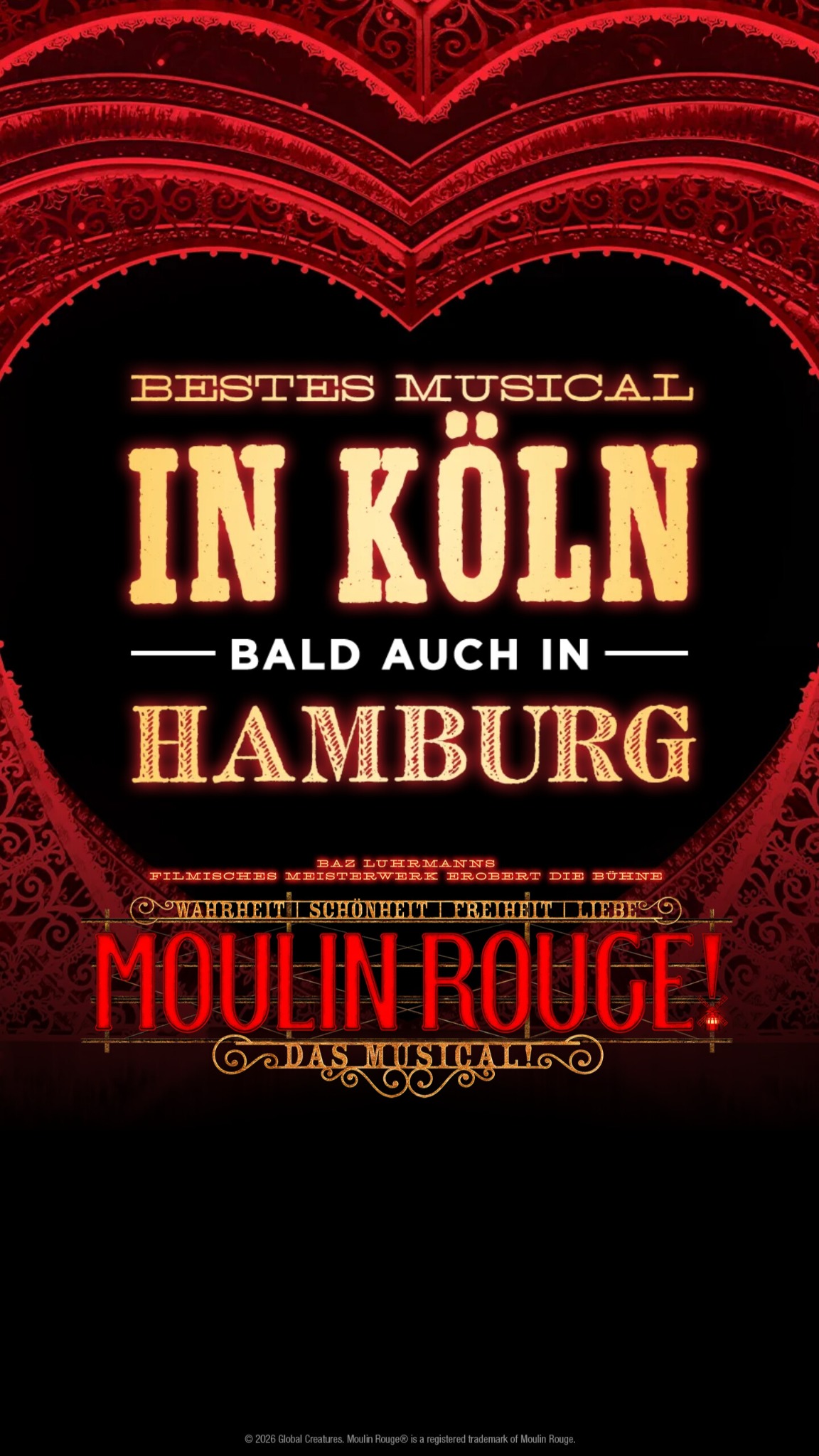 Moulin Rouge Das Musical - Germany Facebook ad from Apr 29, 2026