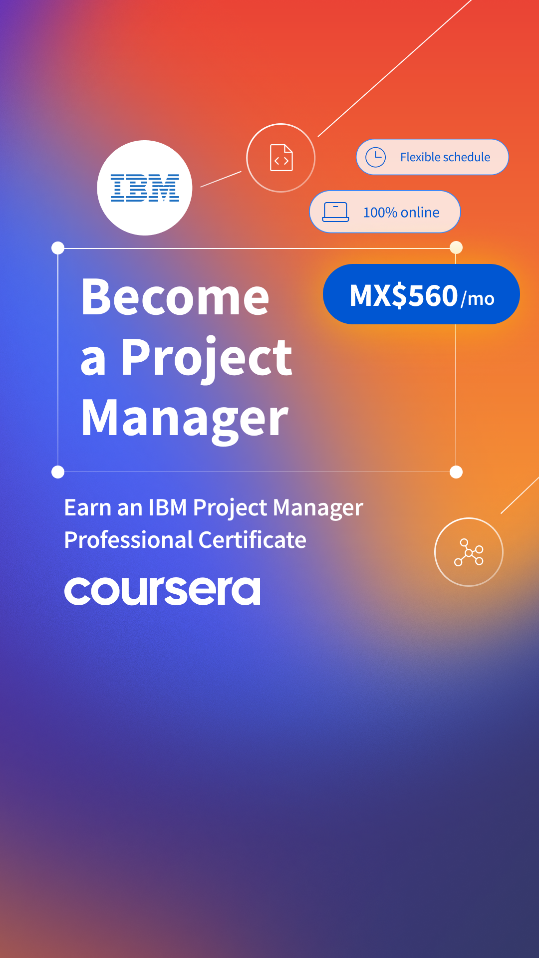 Coursera Facebook ad
