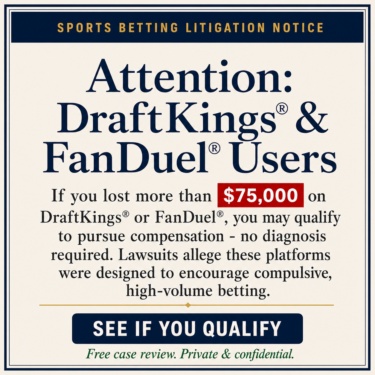 Ventura Law Center Facebook ad: Start Your Compensation Claim Here