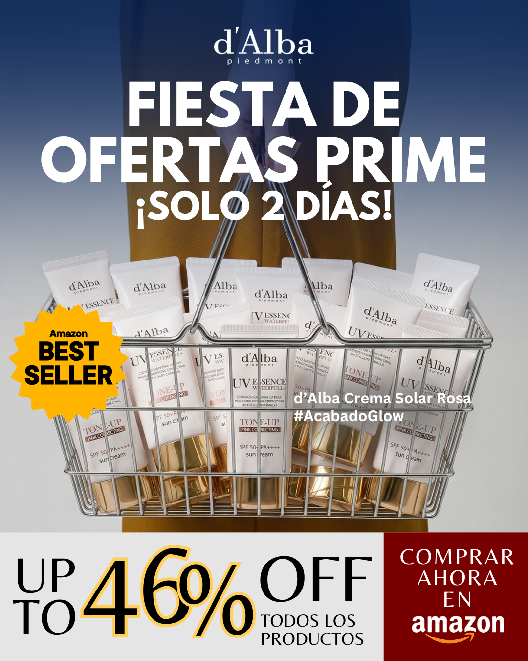 D'Alba ES Facebook ad: d'alba Loción Solar Tonificante Waterfull SPF50+PA++++ de…