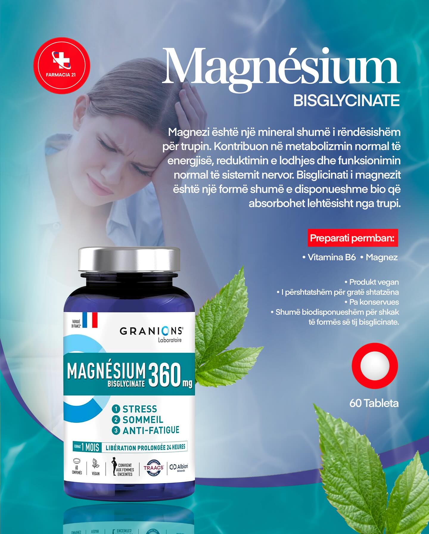 farmacia_21_ Facebook ad: Magnezi është një mineral shumë i rëndësishëm për…