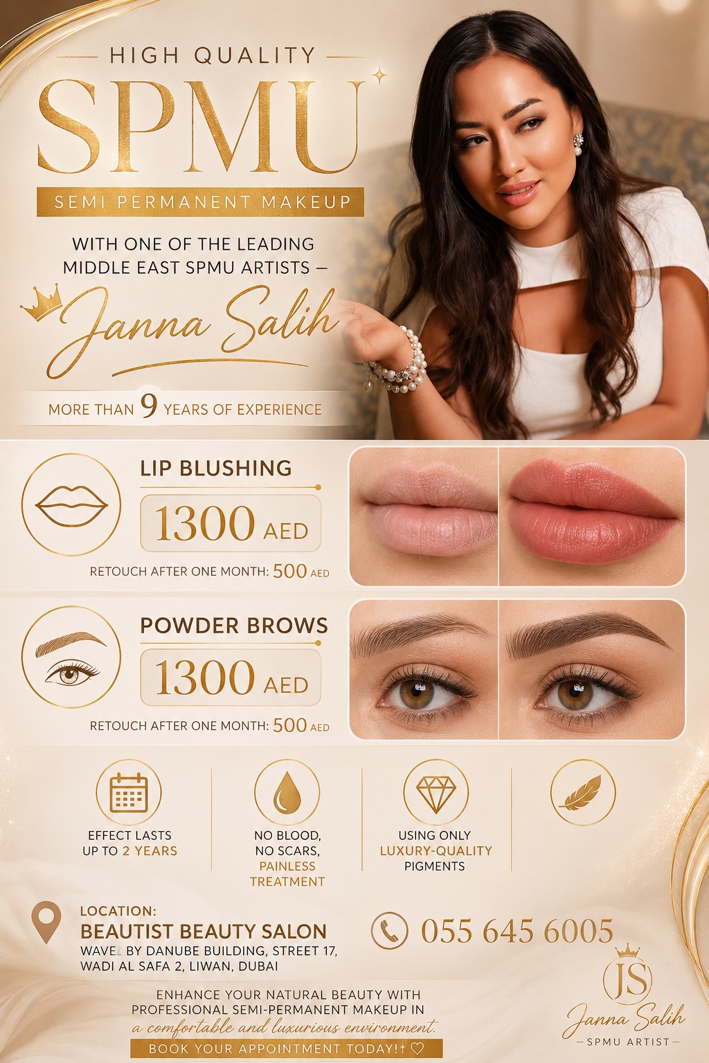 Beauty Salon BTST Dubai Facebook ad