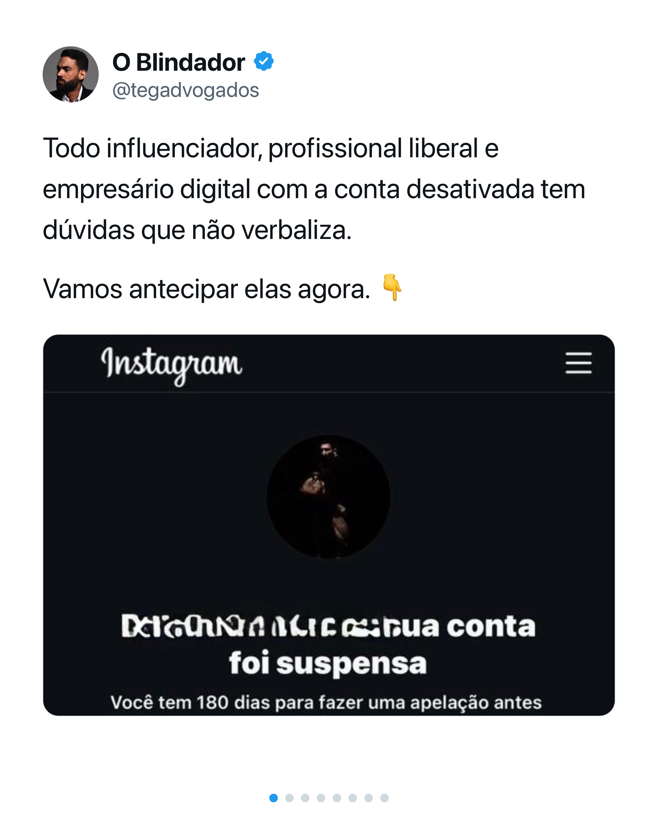 TEG Advogados Facebook ad: Todo criador de conteúdo, profissional liberal e empresário…