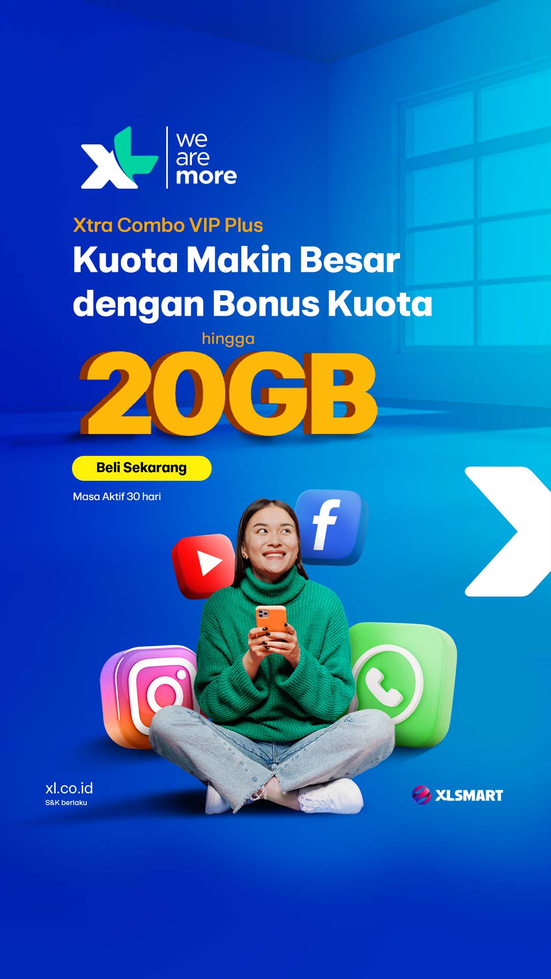 myXL Facebook ad