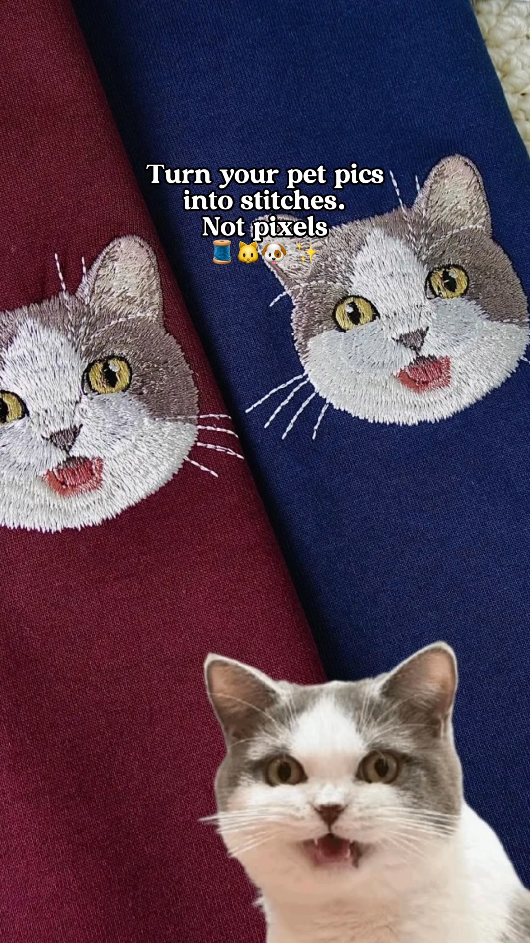 Pawows Facebook ad: Wear your love, literally.