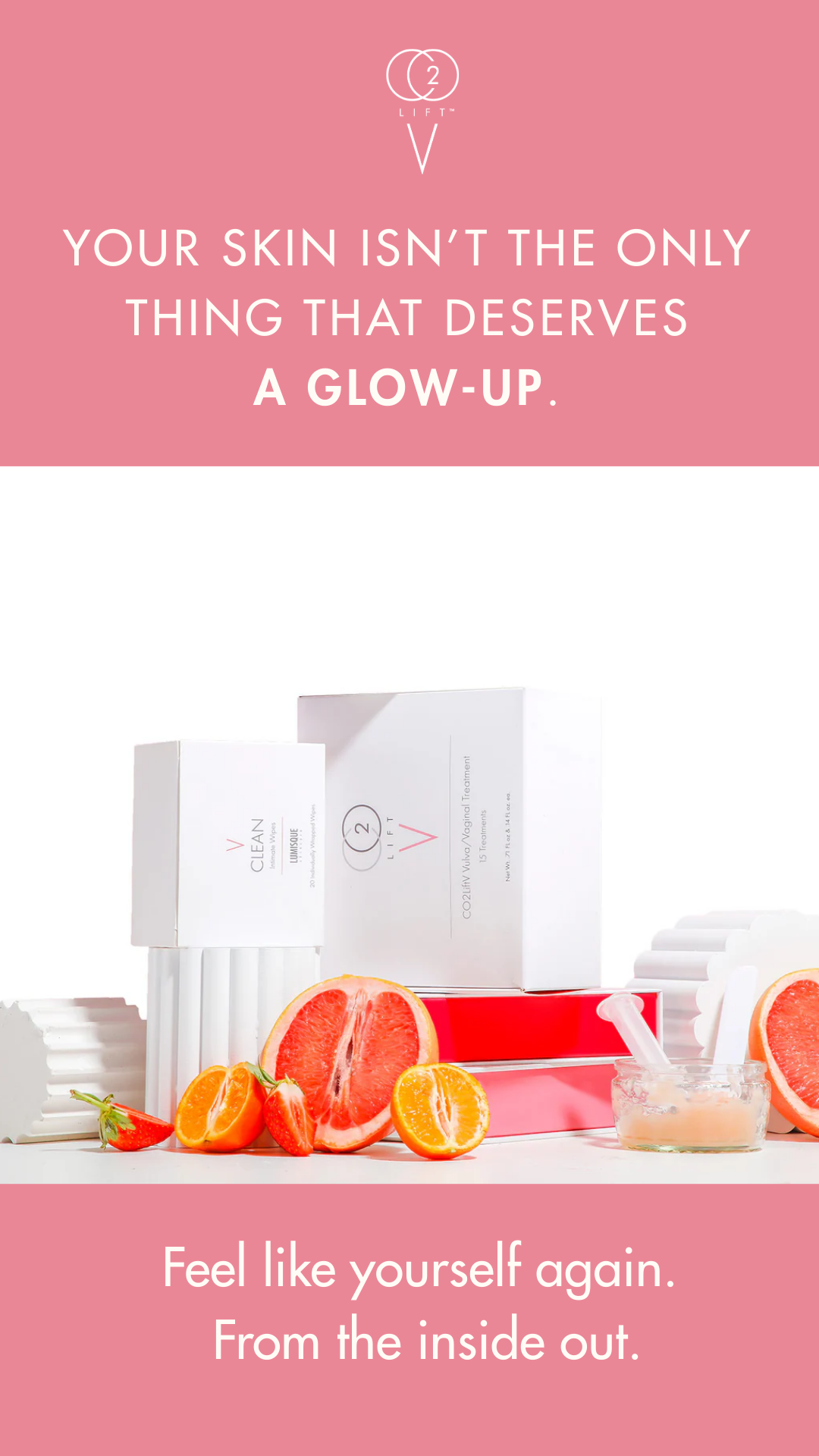 Co2Lift by Lumisque Facebook ad: Luxury Skin Revival-No Downtime, No Injections