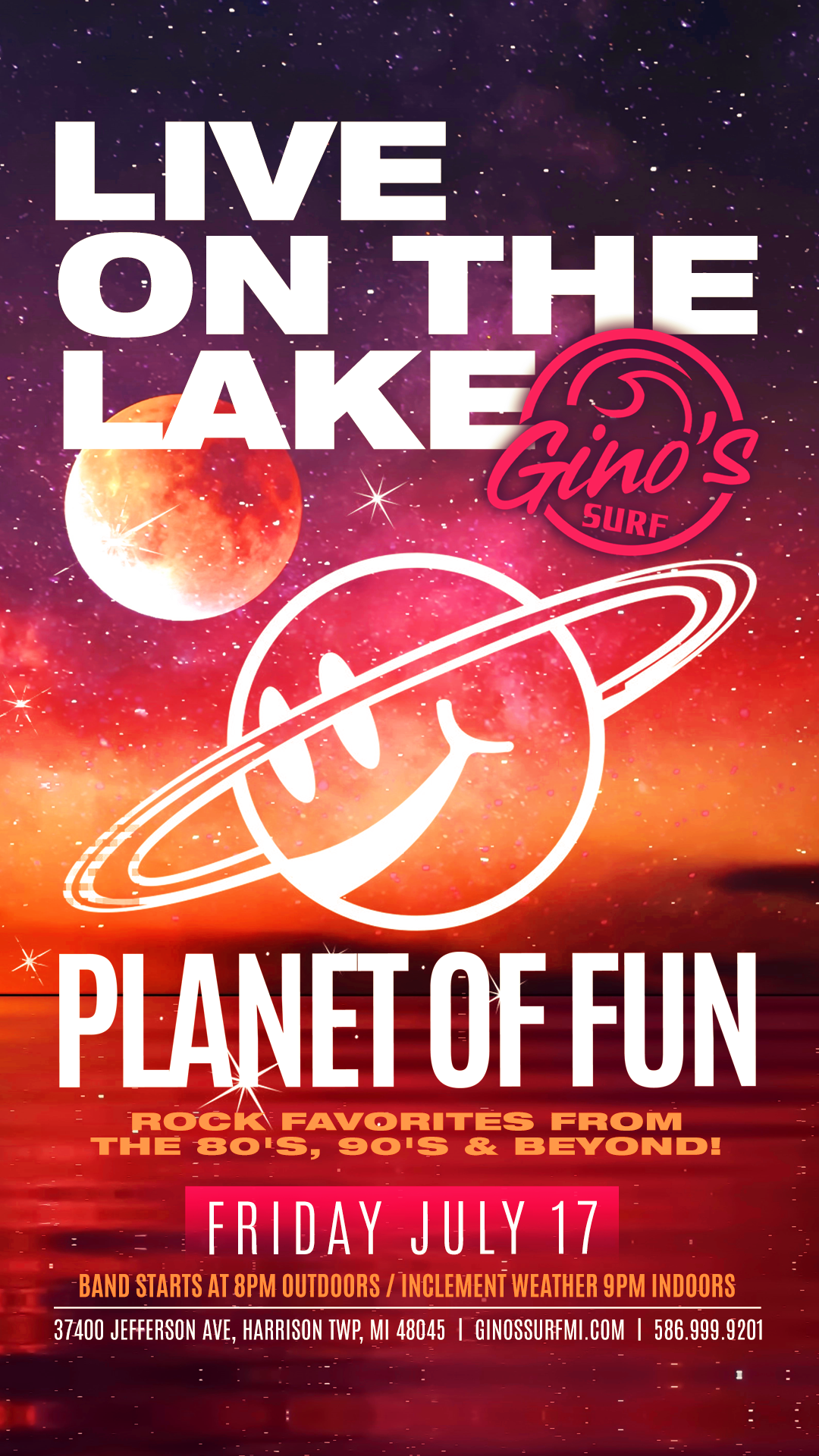 Gino's Surf Facebook ad: Gino's Surf is Macomb County's only entertainment…