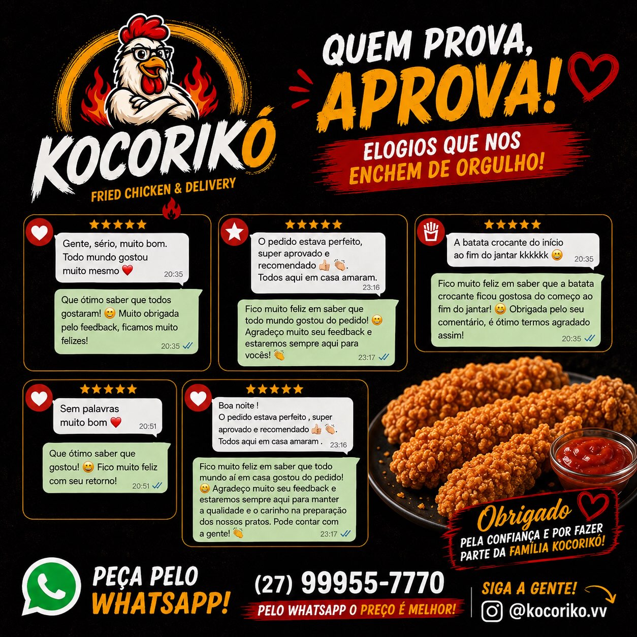 kocoriko.vv Facebook ad: Peça seu Kocorikó agora!
