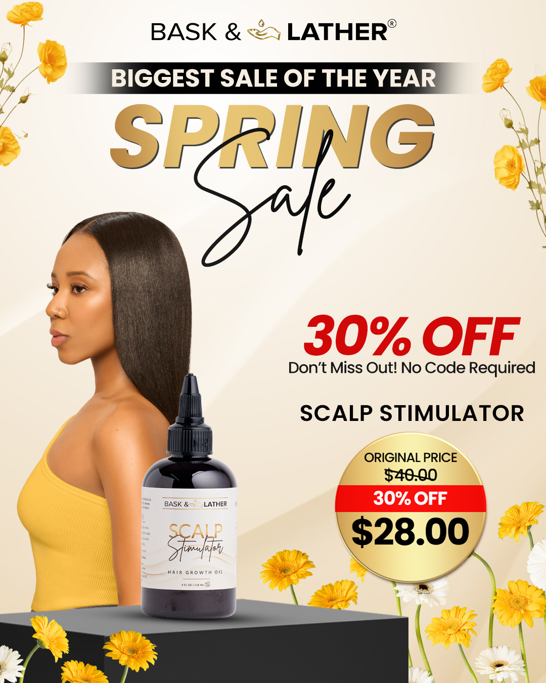 Bask & Lather Co Facebook ad