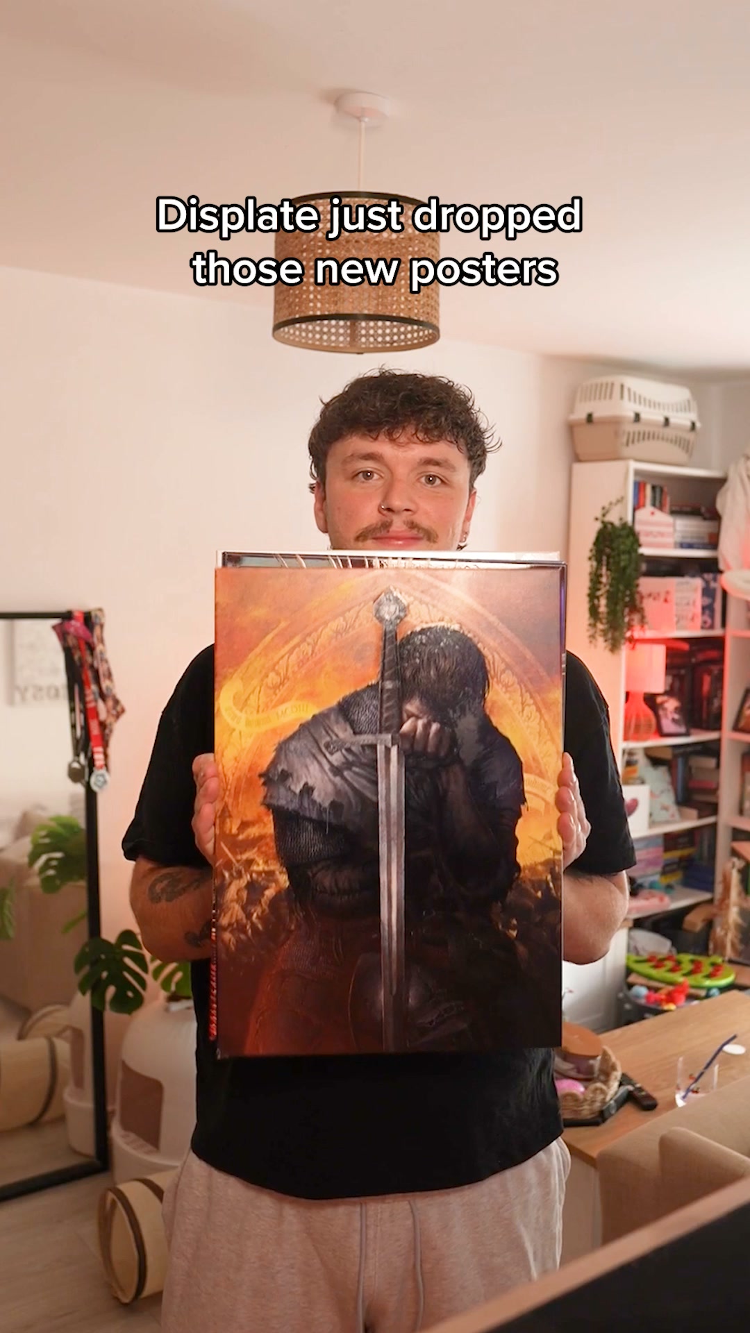 Displate Facebook ad: Metal Posters