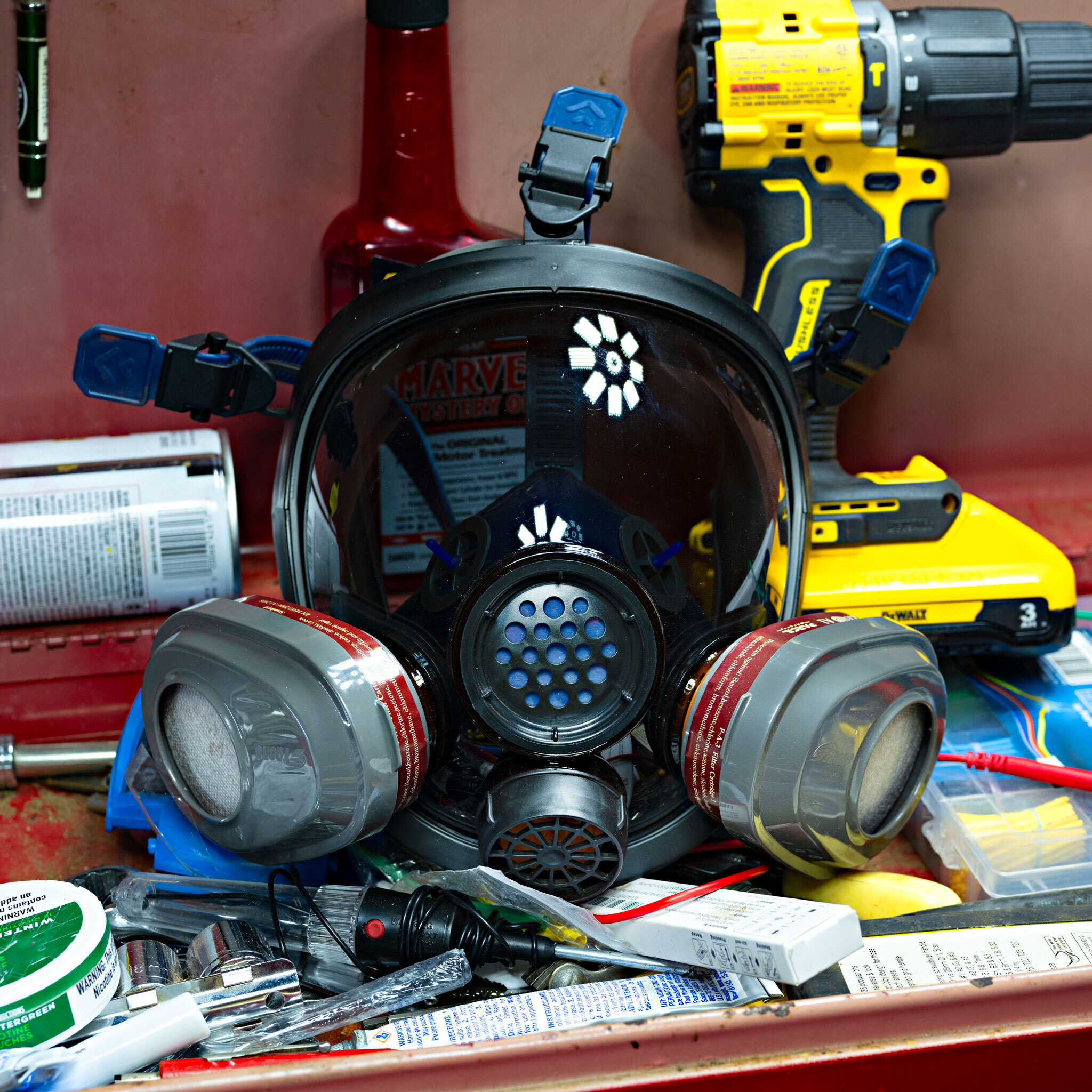 Parcil Safety - Workshop Facebook ad: SUIT UP & See CLEARLY with Never-Fog Full Face Respirators