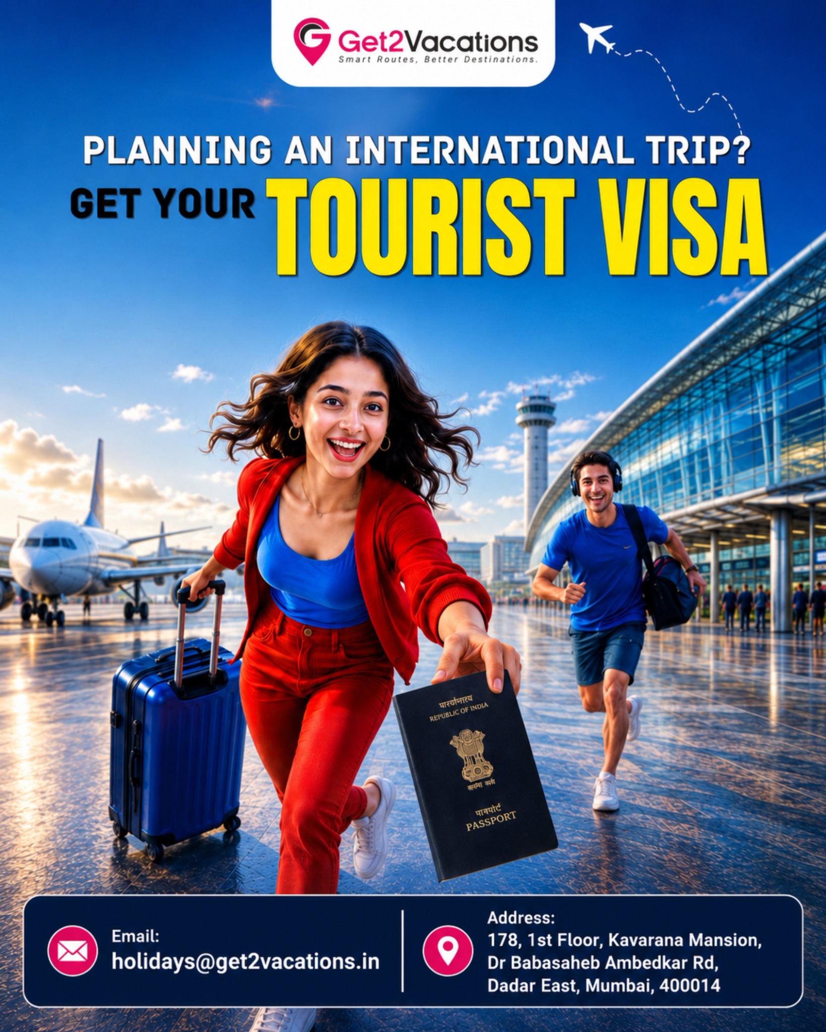 Get2Vacations India Facebook ad