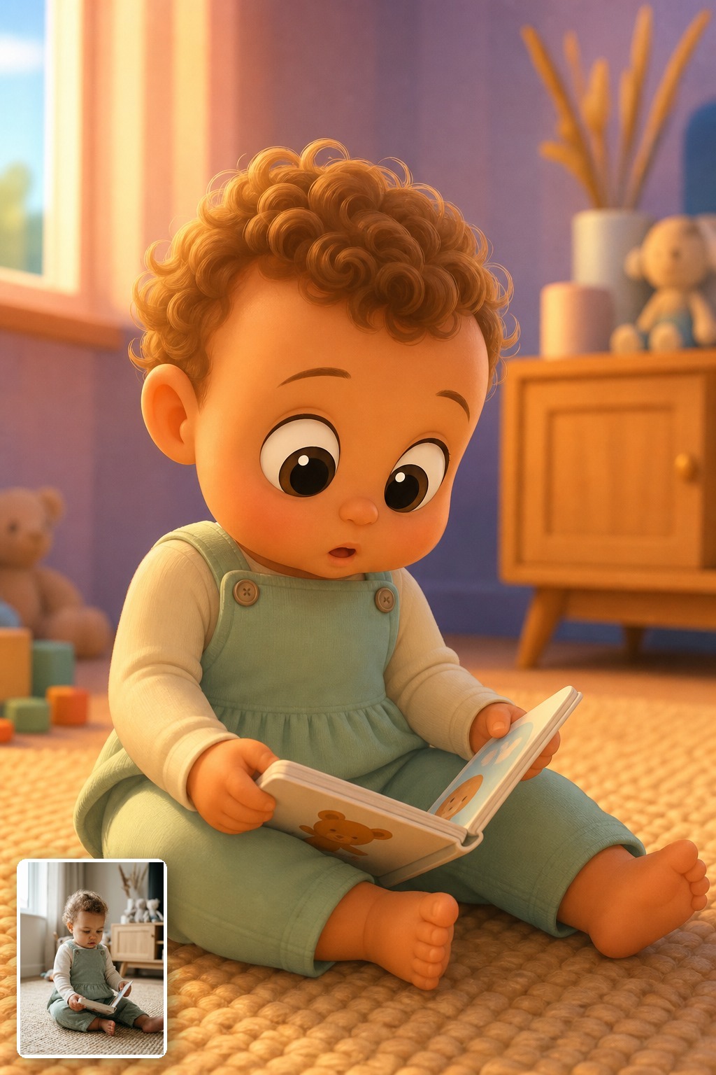 Kiddify Al: Magic Baby Photos Facebook ad: Every month, a keepsake