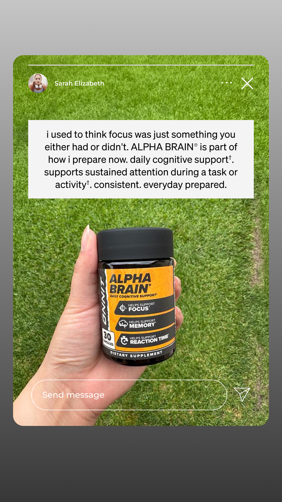 Onnit Facebook ad
