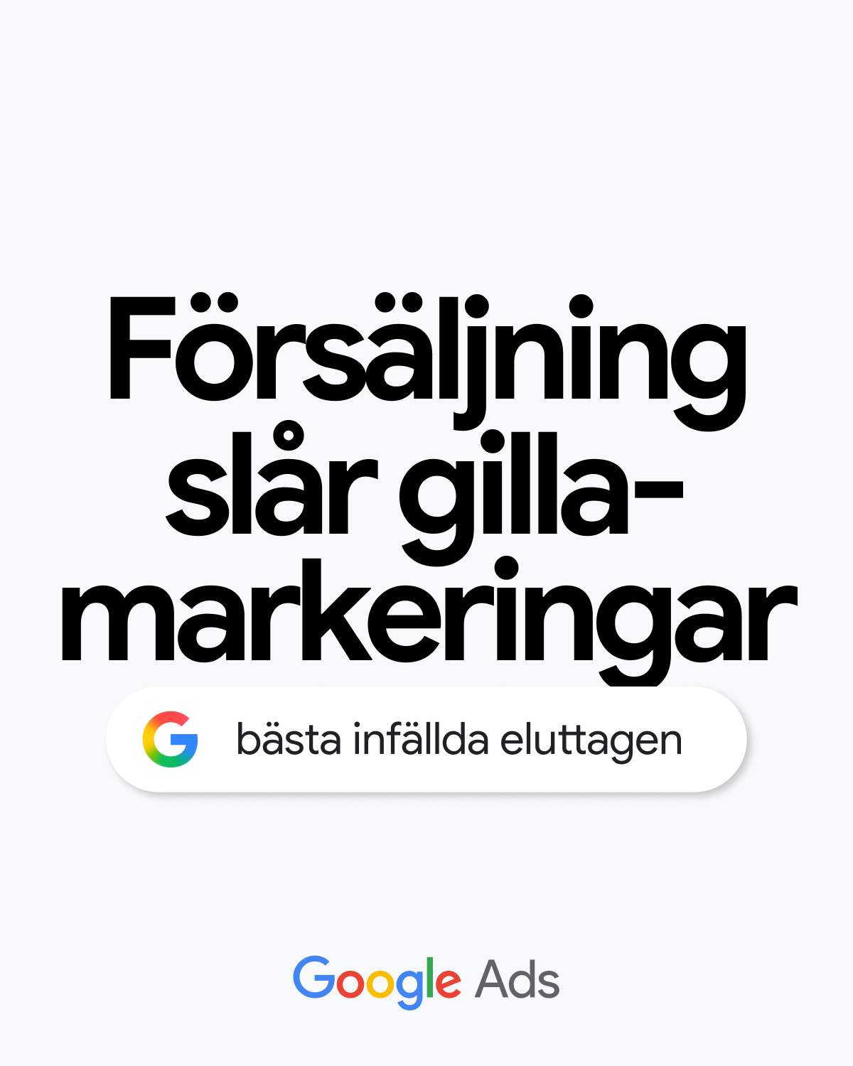 Google Ads Facebook ad