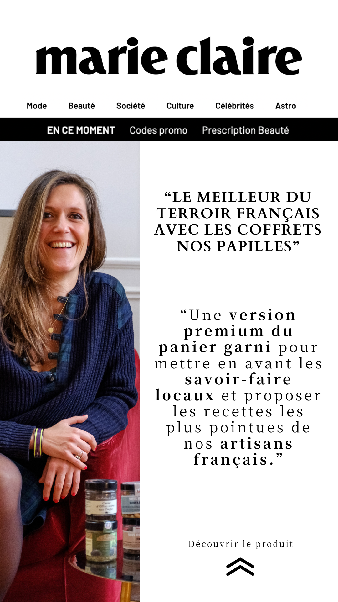 Nos Papilles Facebook ad