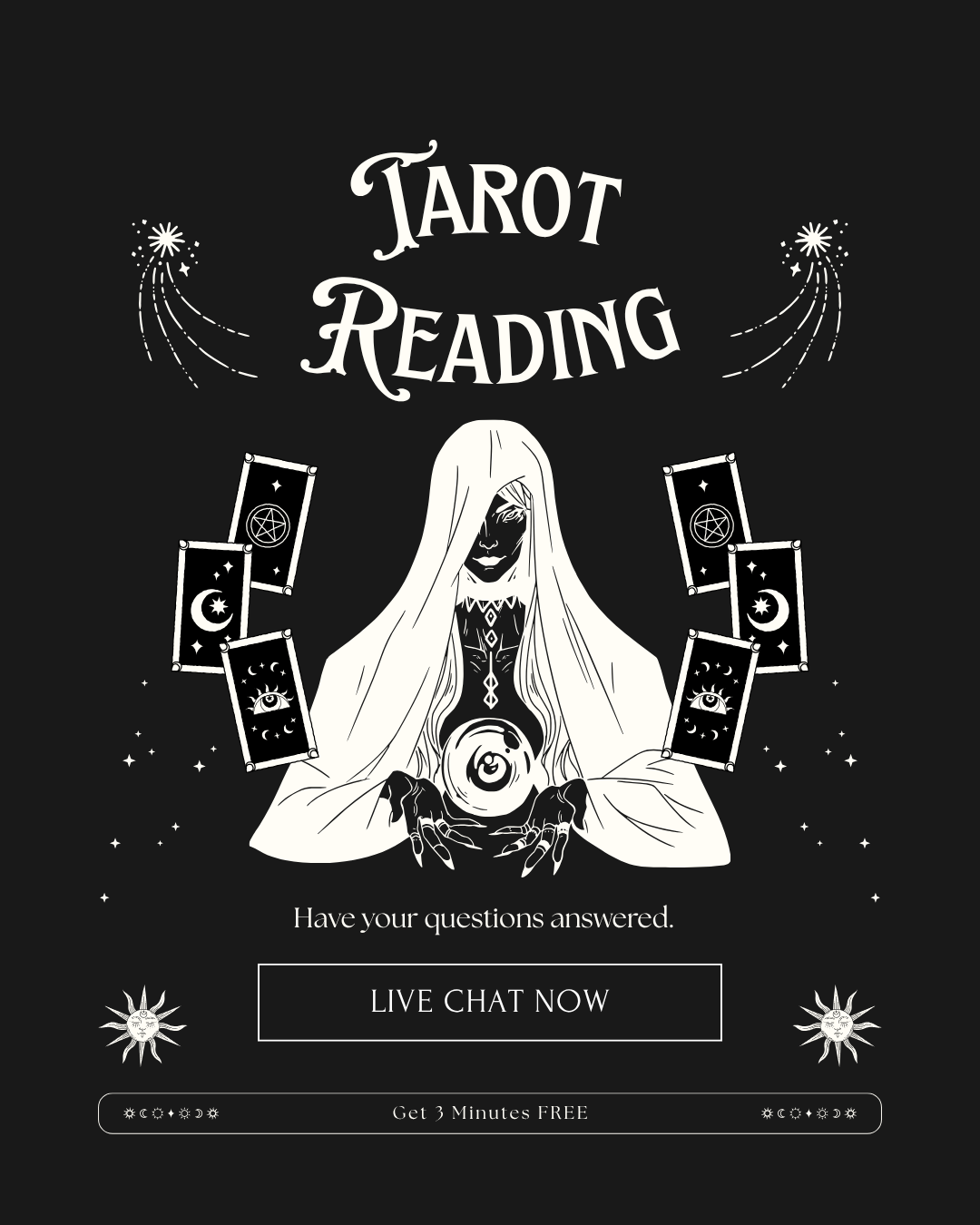 Seeer Facebook ad: Chat With a Real Psychic Now