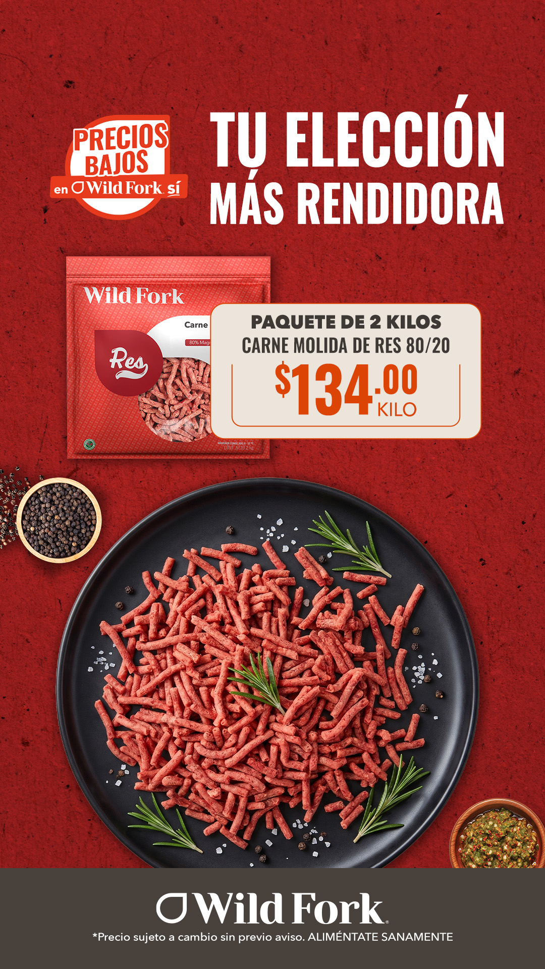 WildFork.mx Facebook ad