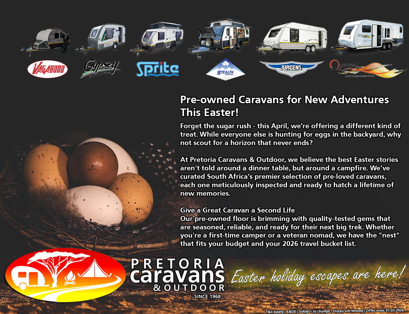 Pretoria Caravans & Outdoor Facebook ad