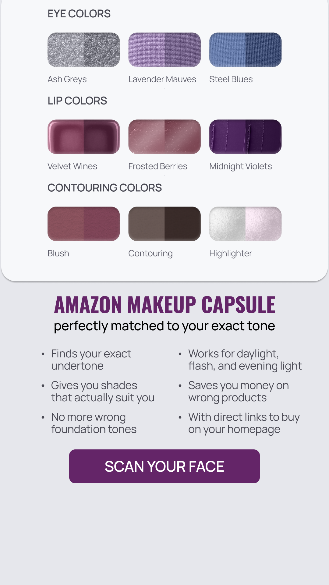 Beauty Transformation Program Facebook ad