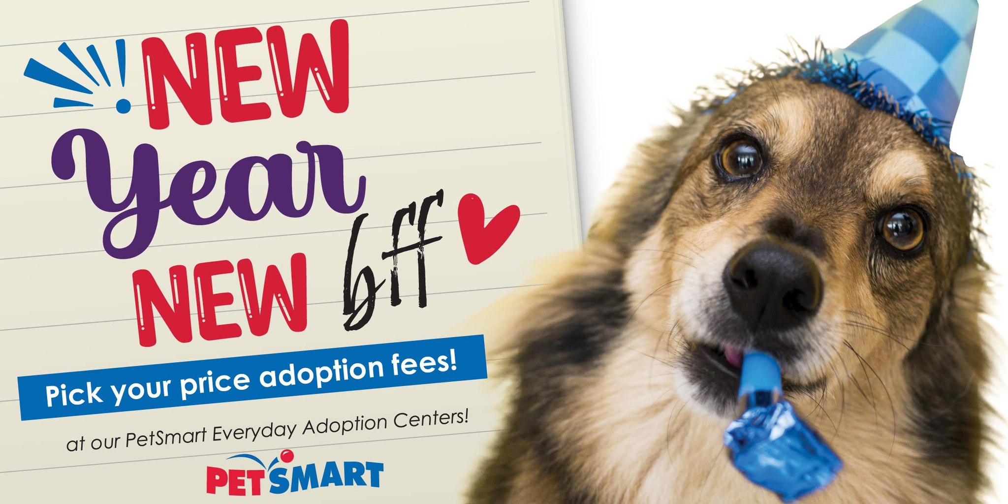 Brandywine Valley SPCA Facebook ad: New Year, New BFF: Dover EAC