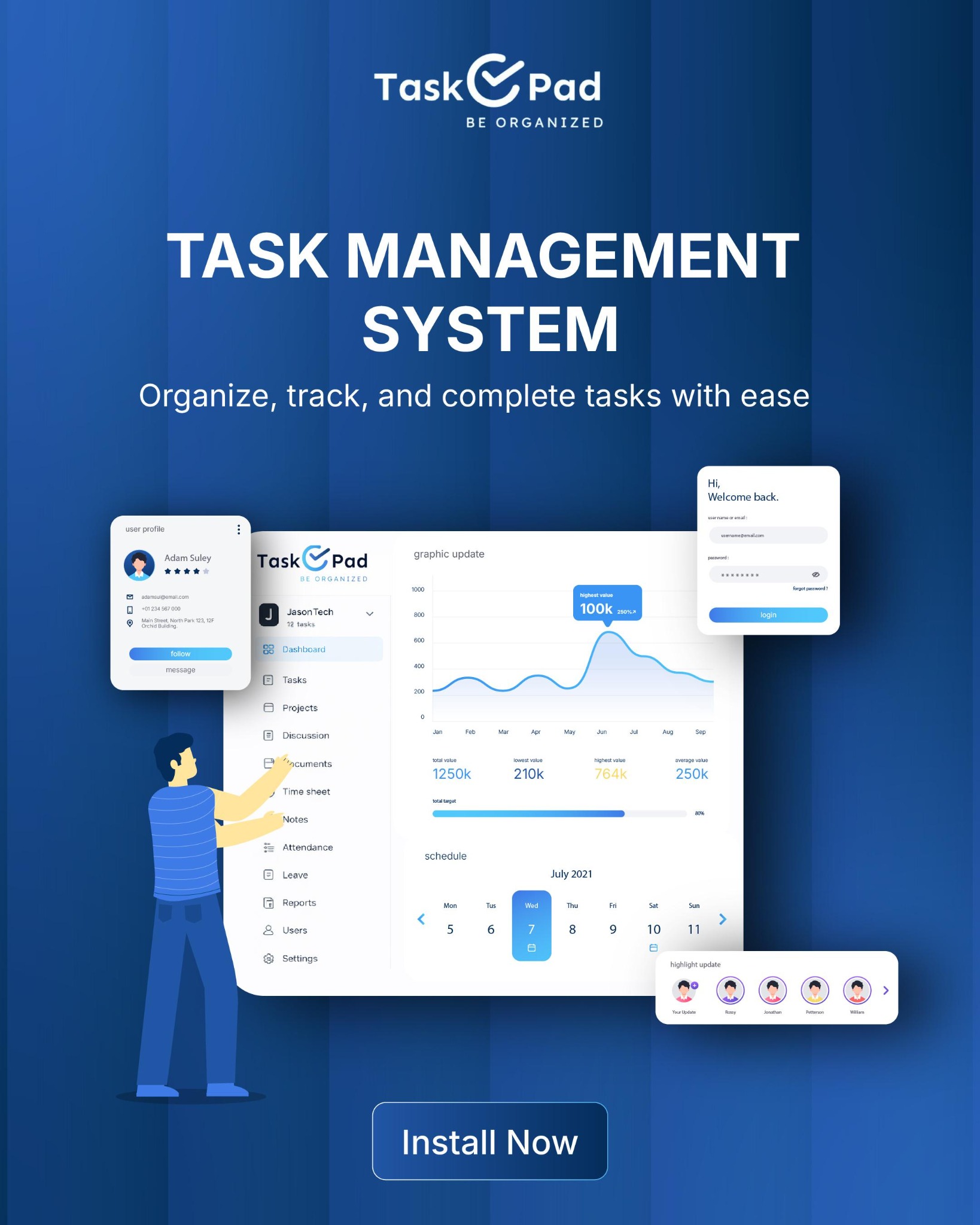 Taskopad - The Task Management Platform Facebook ad