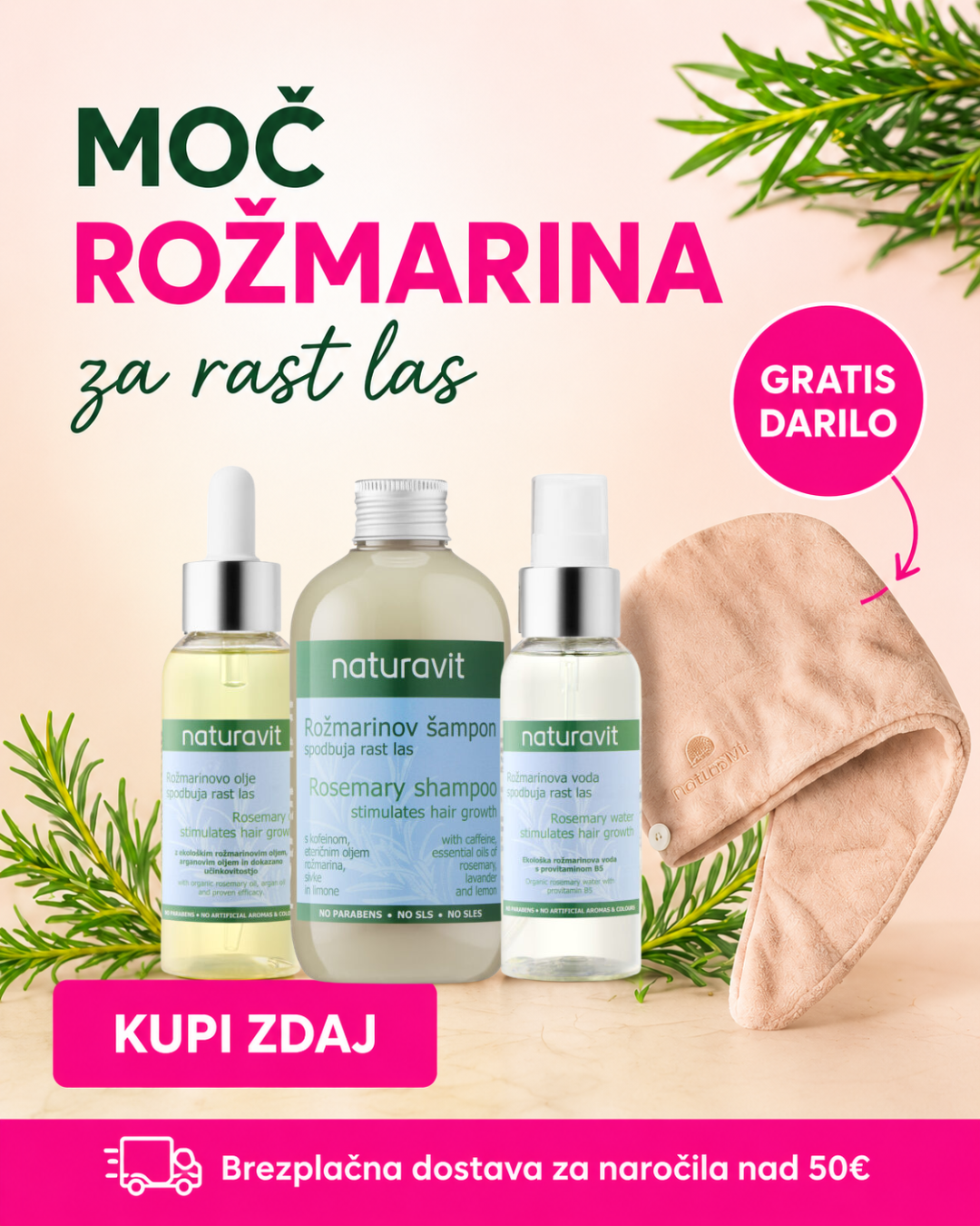 Naturavit kozmetika Facebook ad