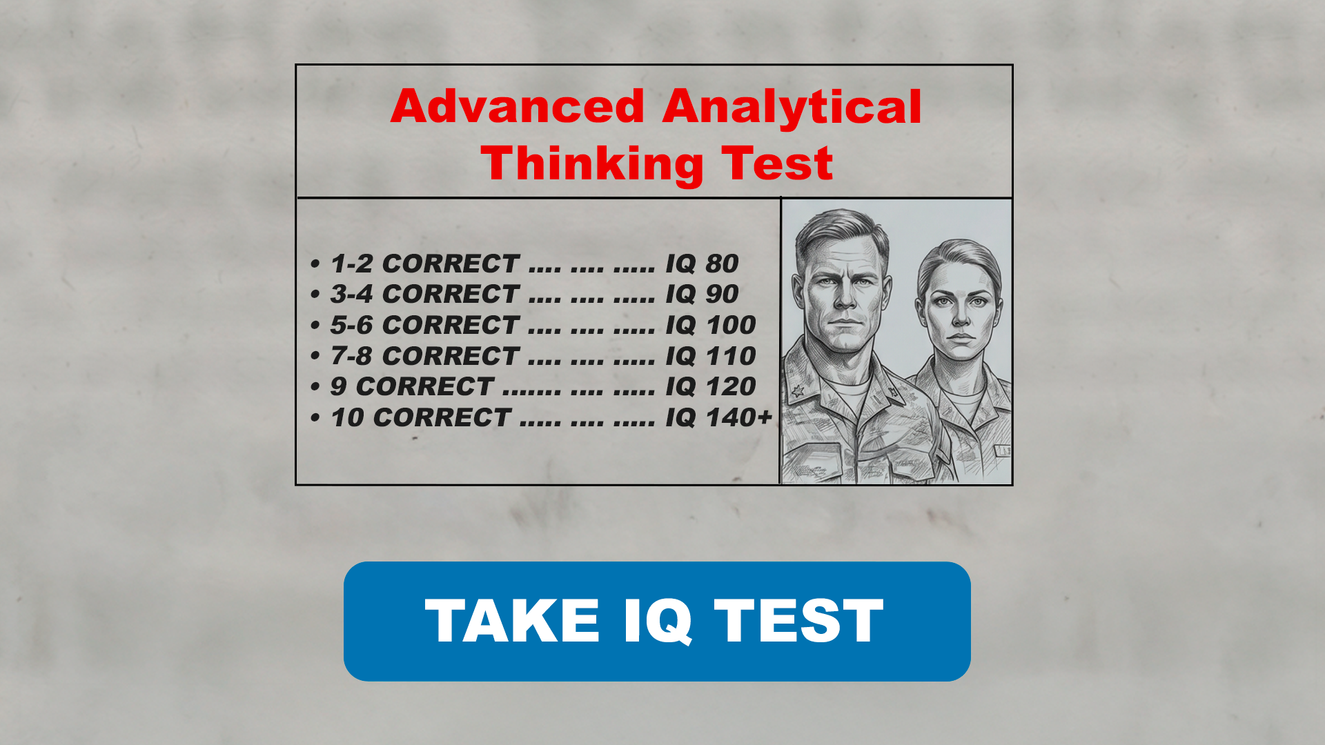 My IQ Facebook ad