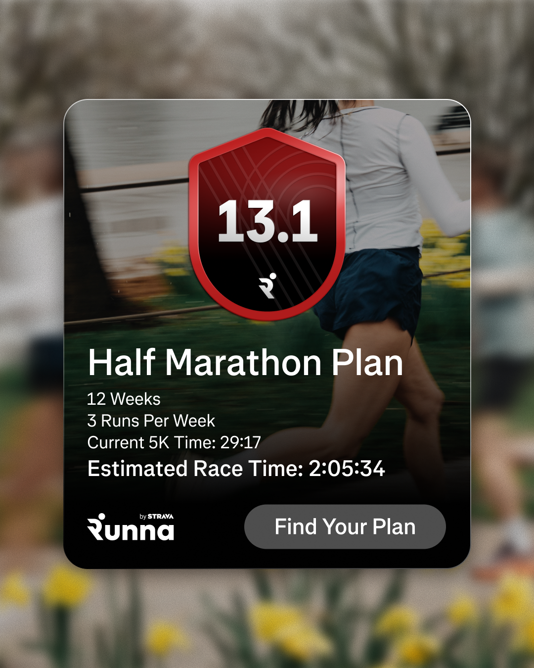 runna Facebook ad
