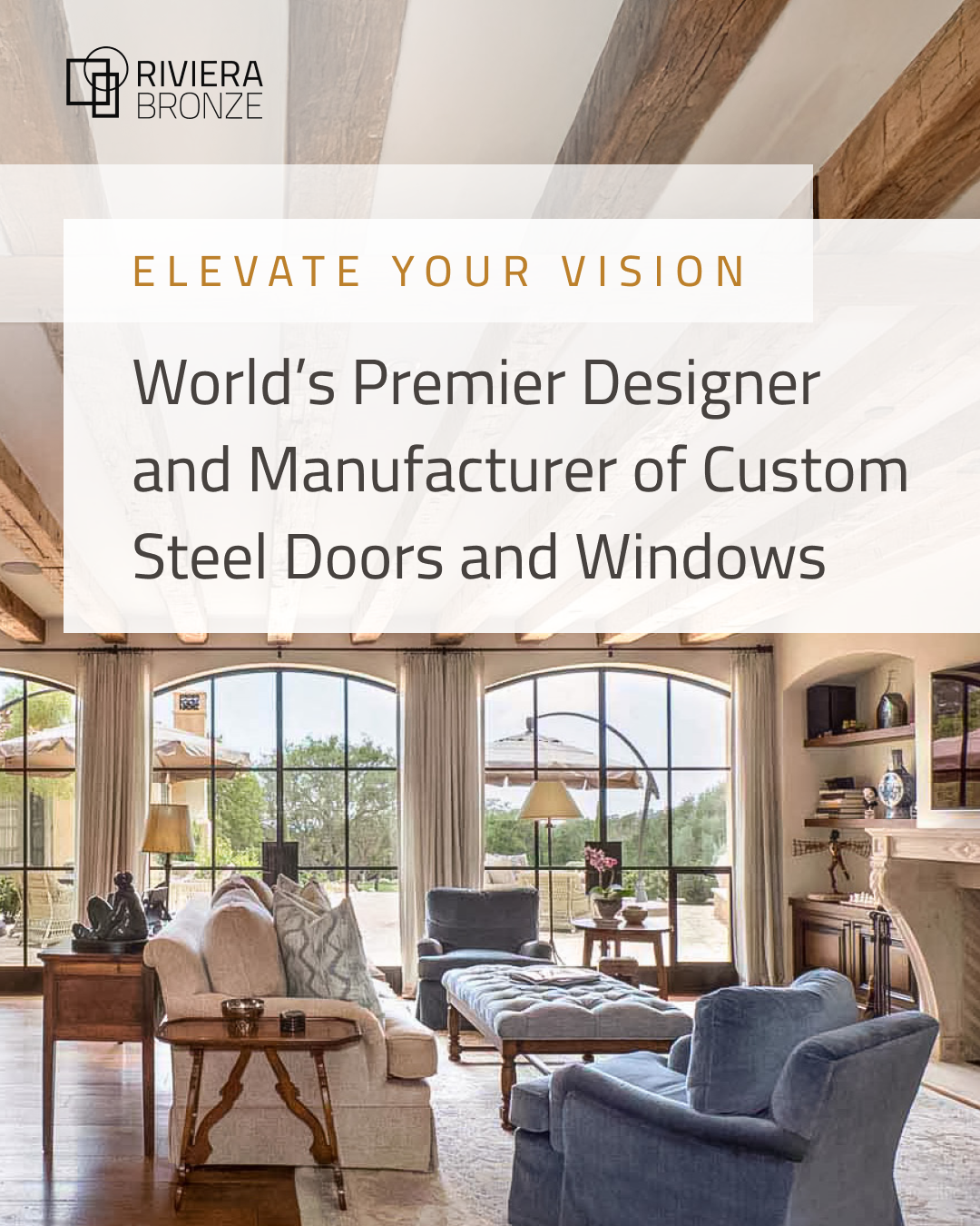 Riviera Bronze MFG Facebook ad: Create luxury that lasts a lifetime!