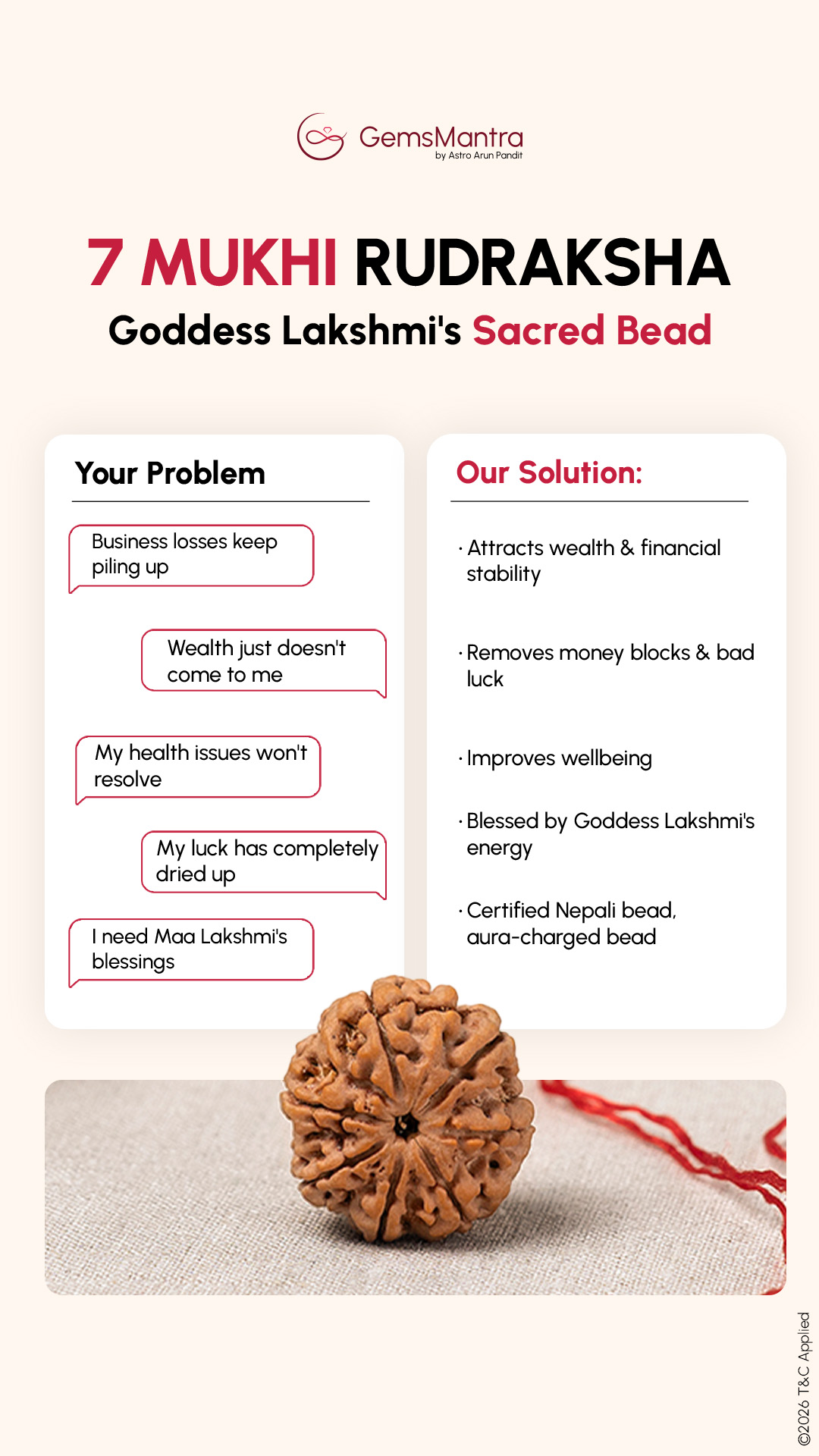 GemsMantra Facebook ad