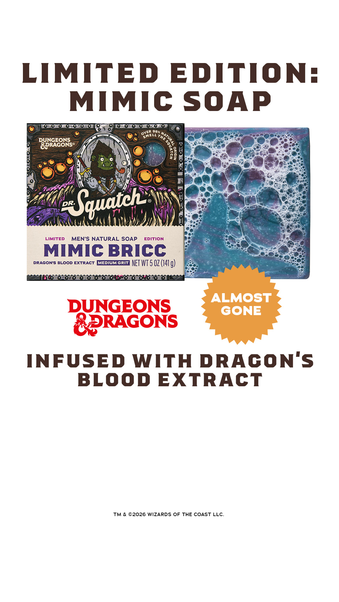 Dr. Squatch Facebook ad