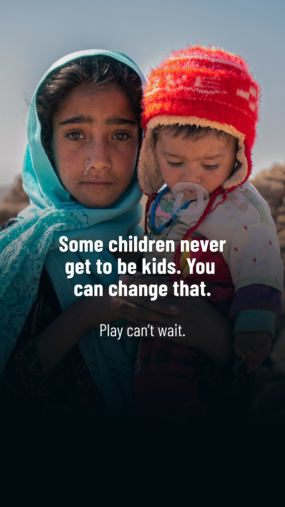 UNICEF USA Facebook ad
