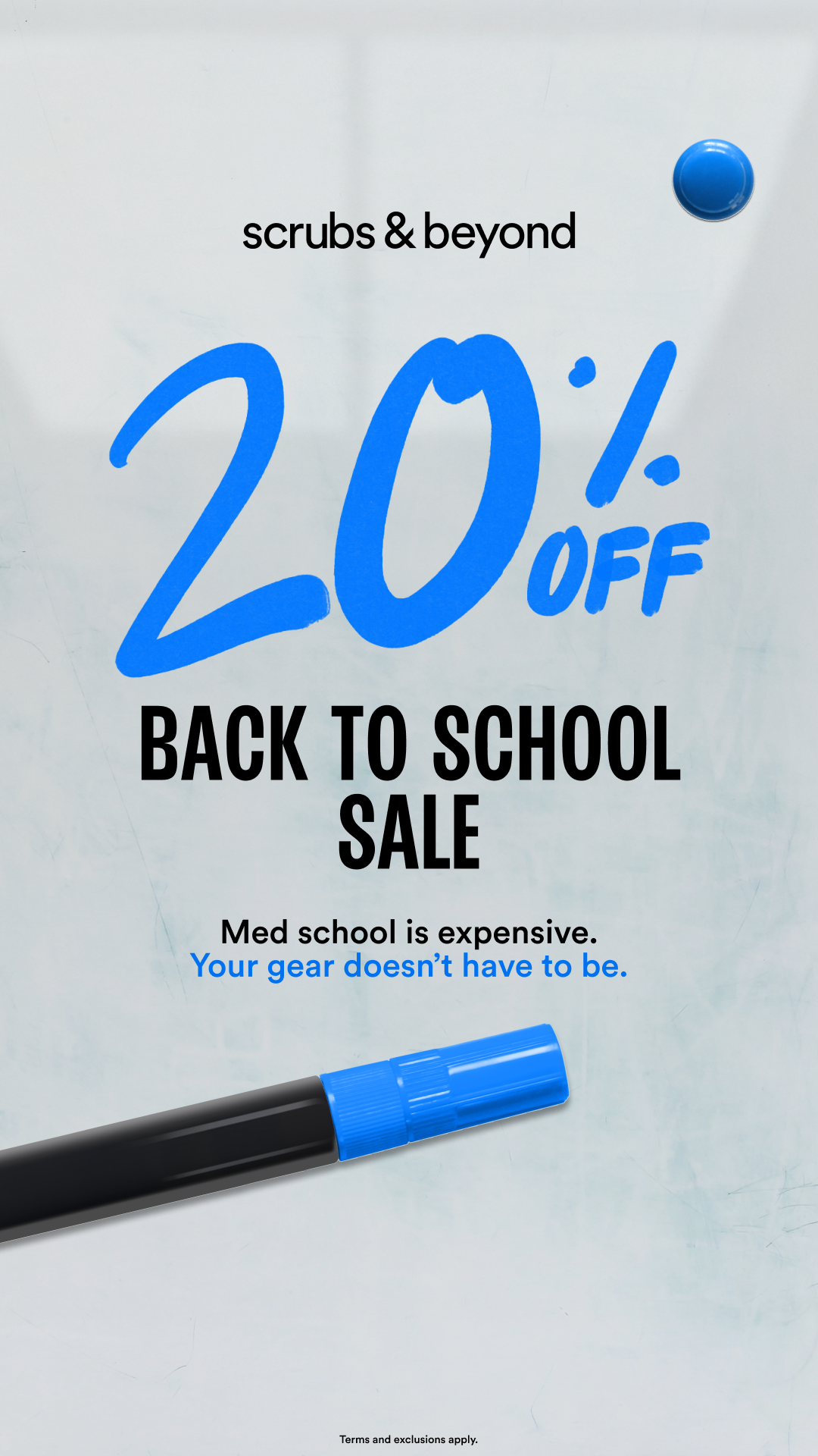 Scrubs & Beyond Facebook ad