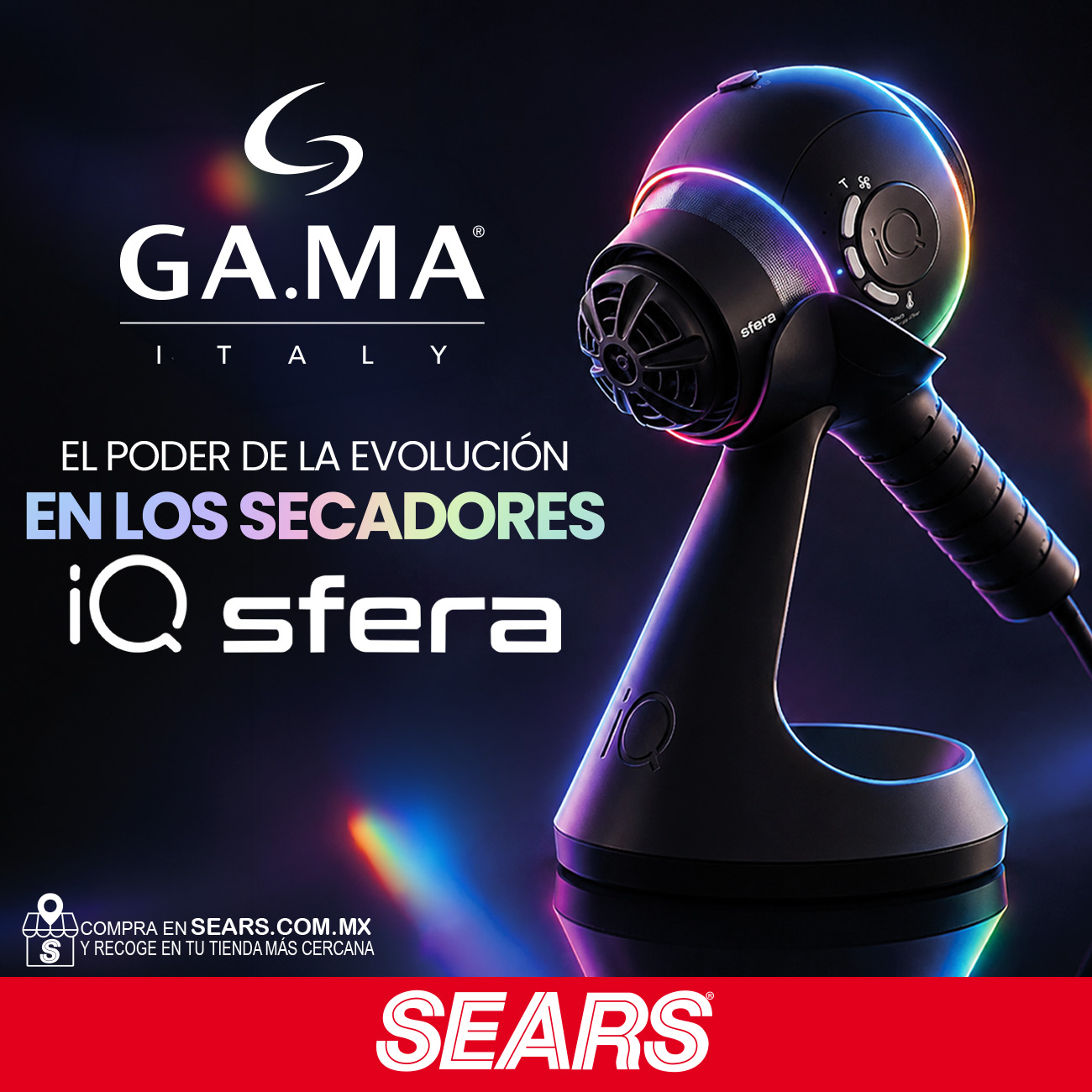 Sears México Facebook ad: ¡En tienda y en línea!