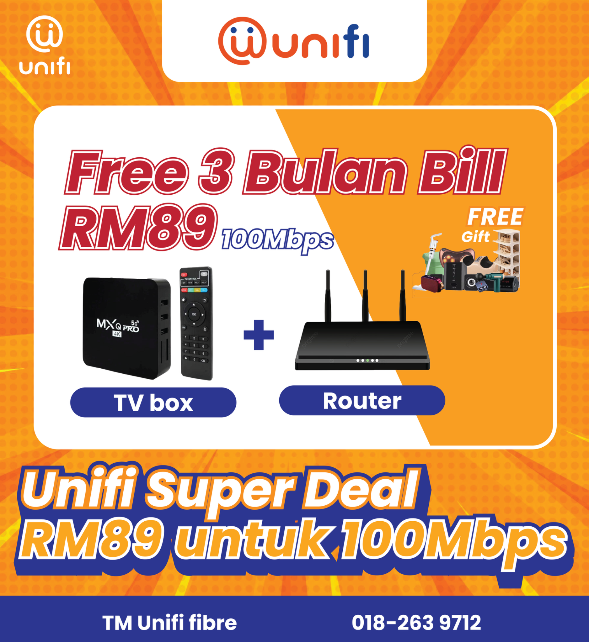 TM Unifi Fibre Pendaftaran Facebook ad