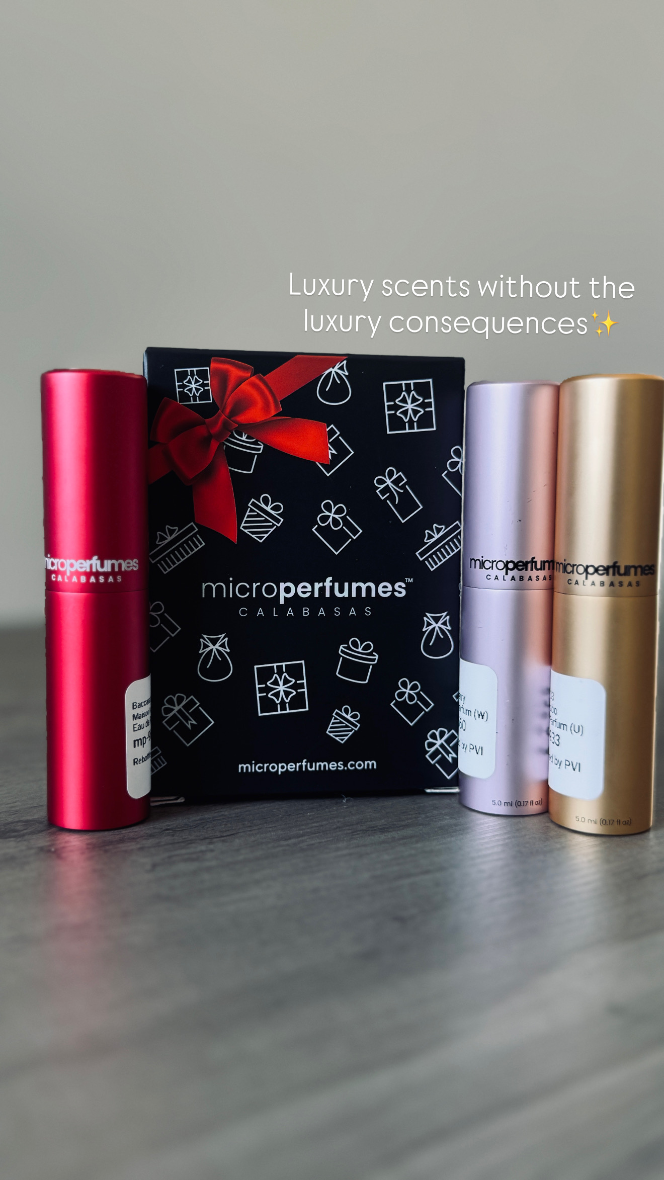 MicroPerfumes Facebook ad