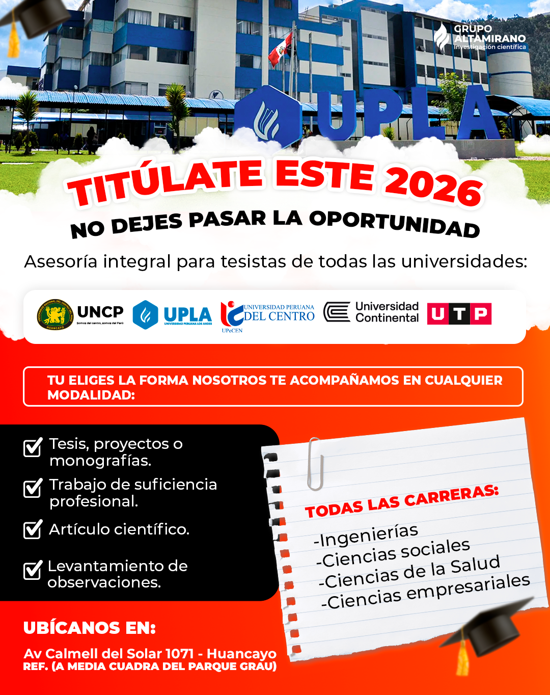 Grupo Altamirano Facebook ad