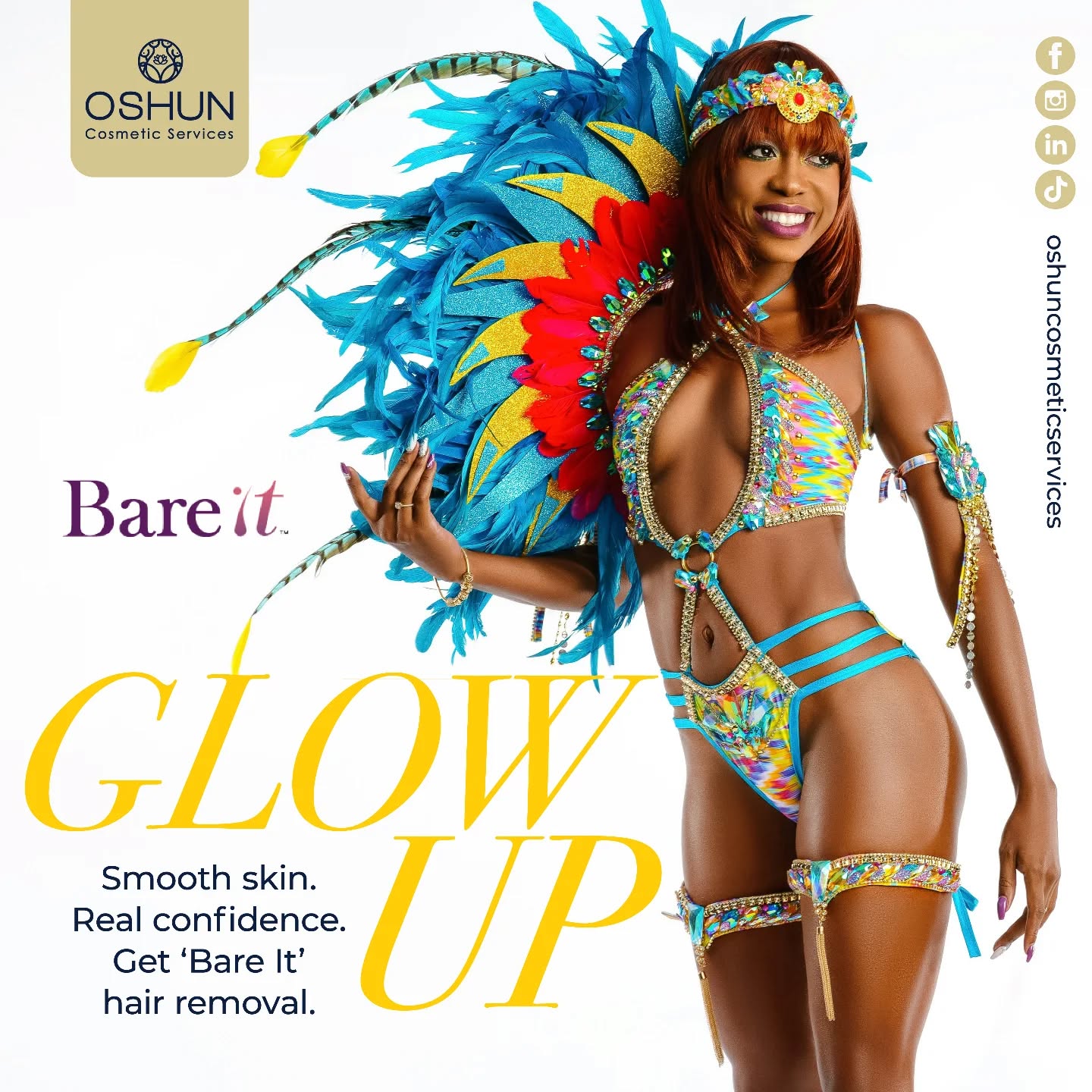 Oshun Cosmetic Services Facebook ad