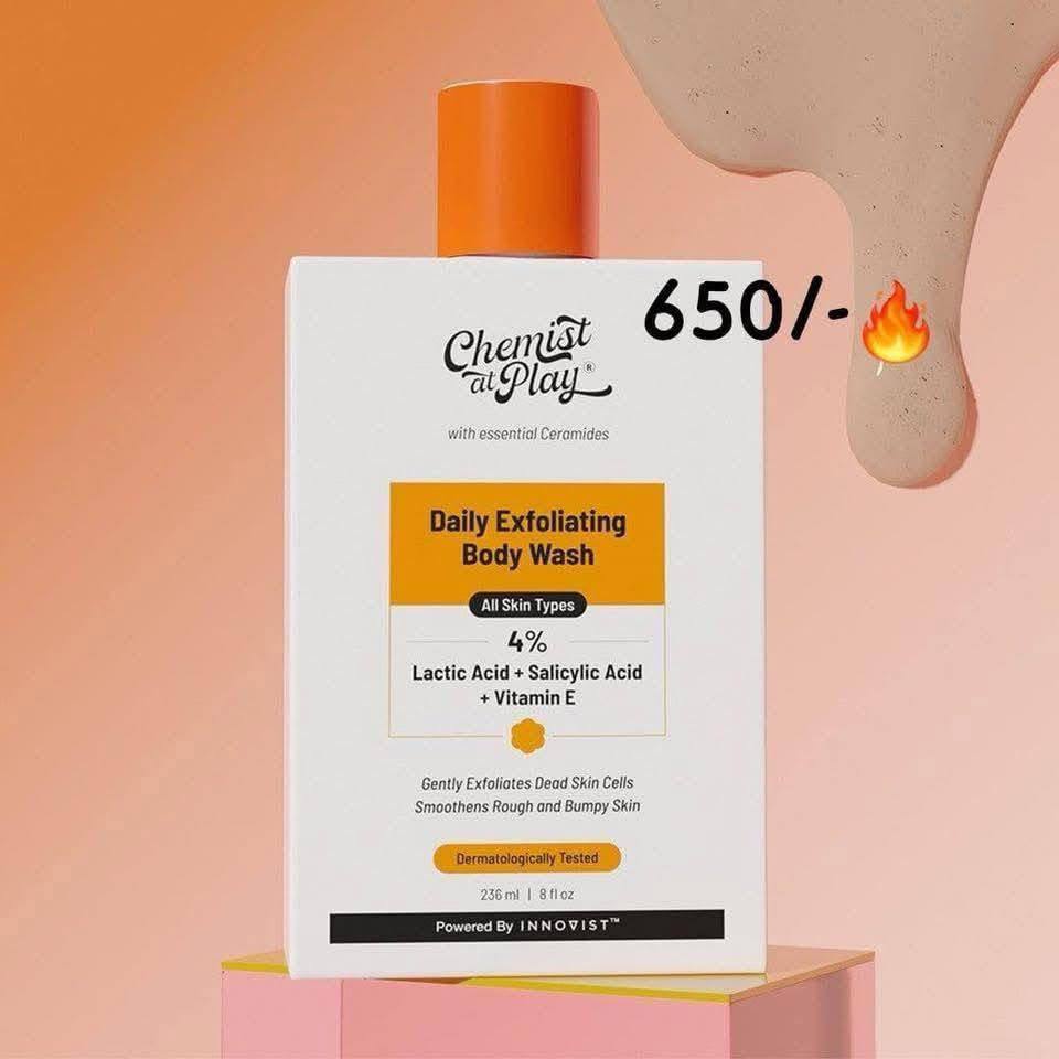 IndiSkin BD Facebook ad: CHEMIST AT PLAY 50% OFFER