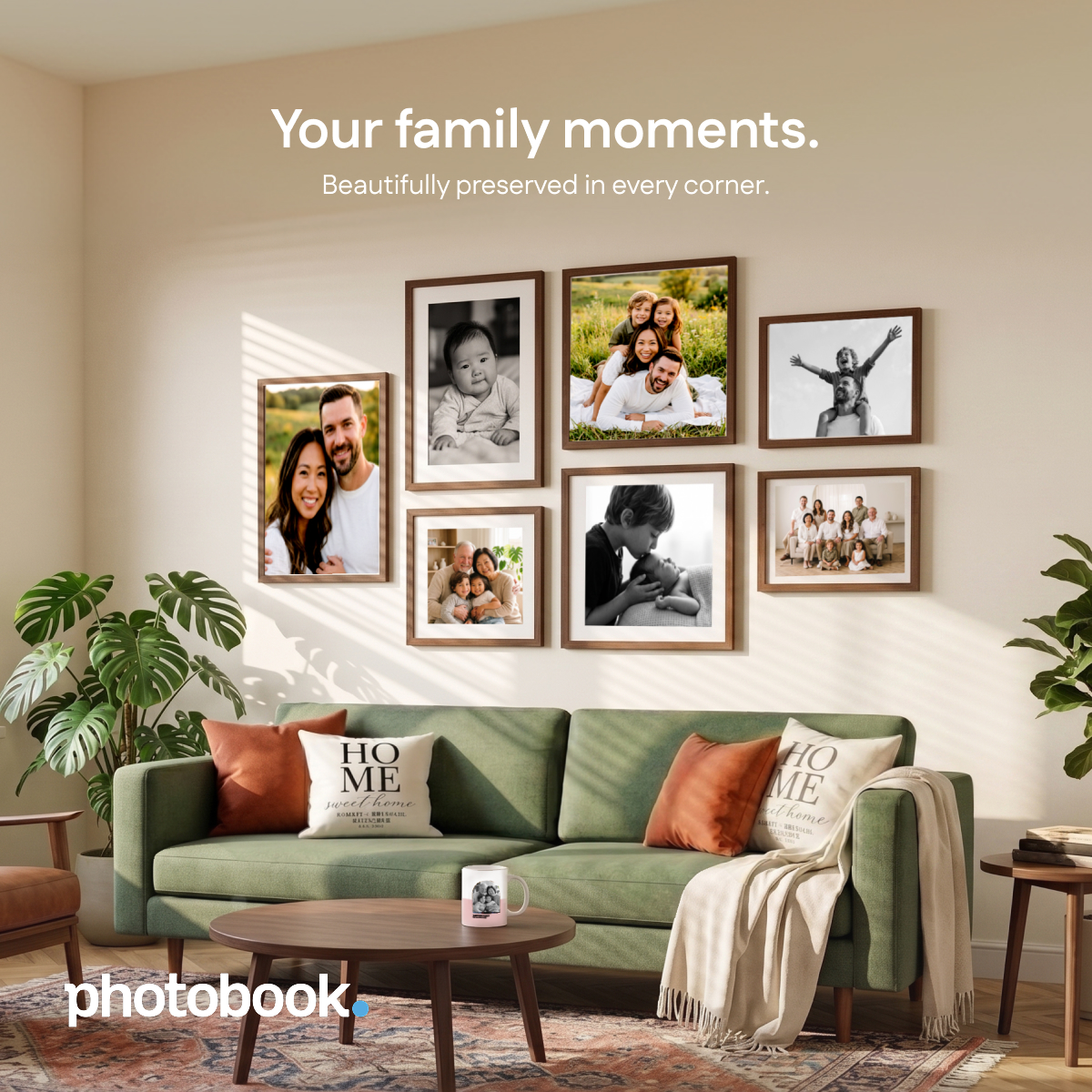Photobook Asia Facebook ad: Personalised Home Decor