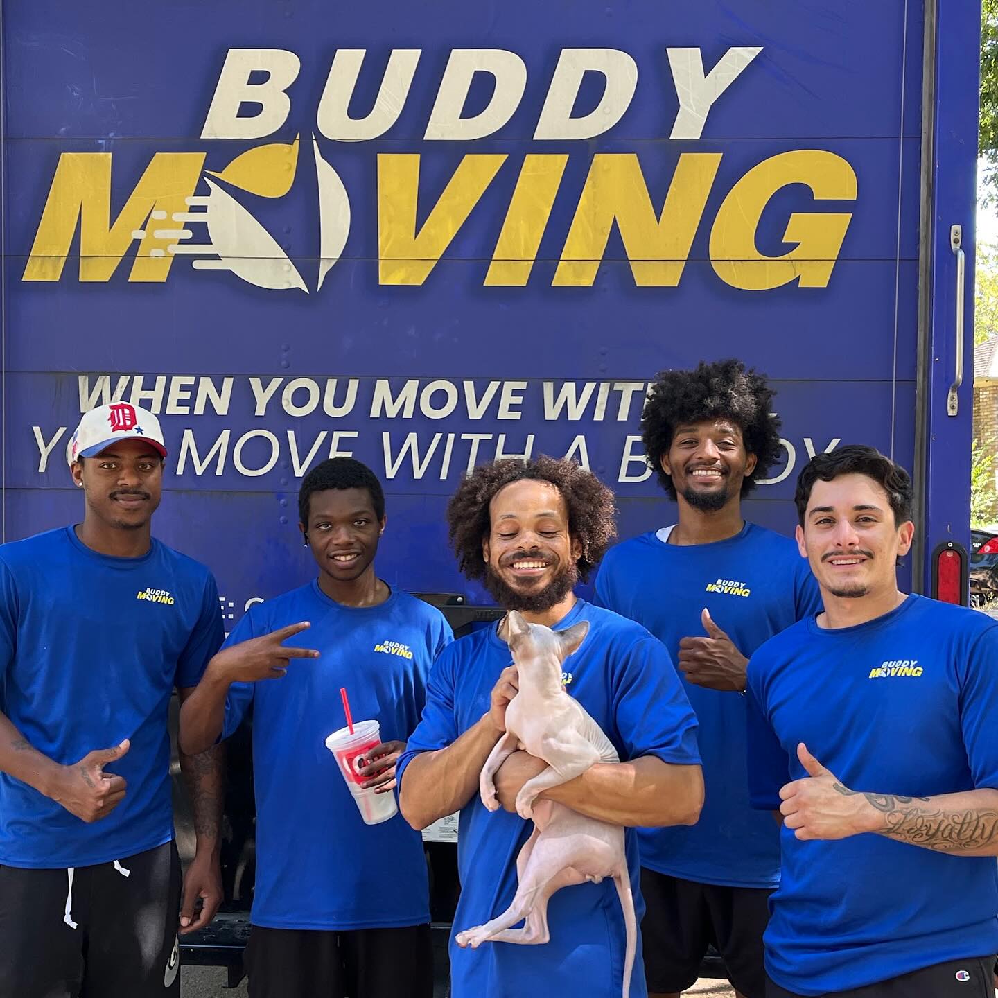 Buddy Moving Facebook ad: Weekly recap: moves made, customers happy.