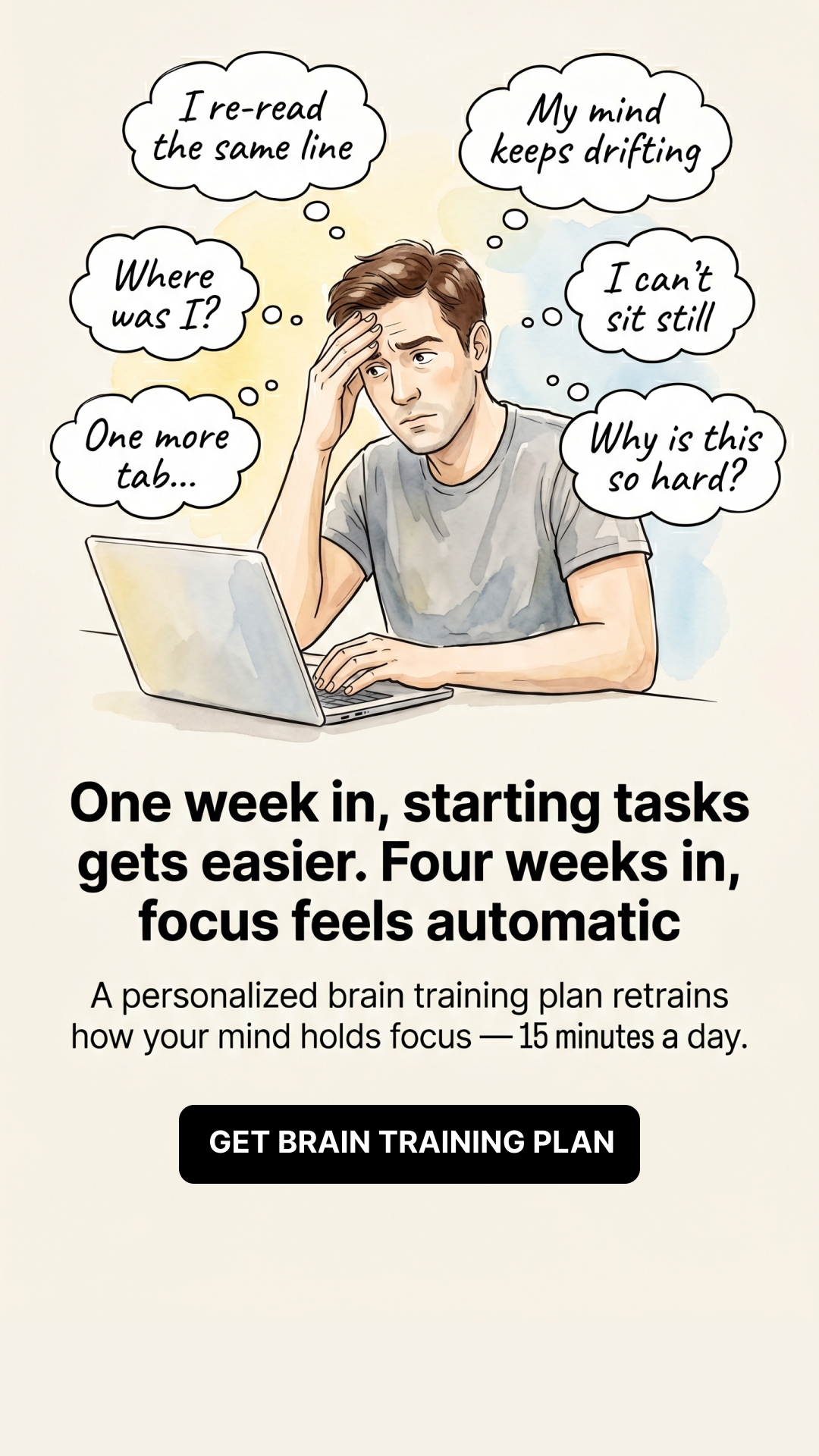 Impulse: Brain Training & Self-Discovery Facebook ad